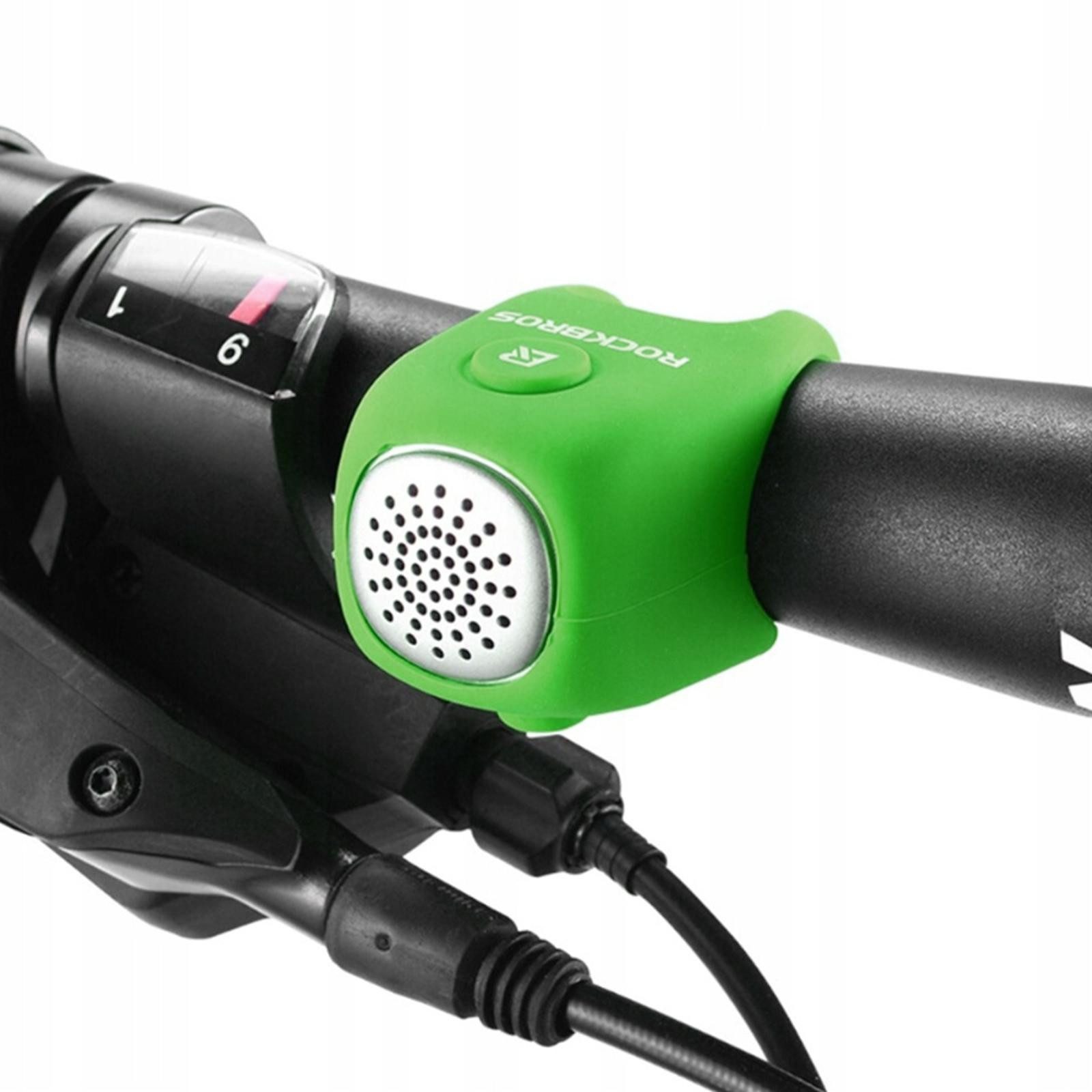 ROCKBROS Fahrradklingel MTB Rennrad E-Bike Lenker Fahrradklingel, Elektrische Hupe Laut Mini Alarm Signal Klingel