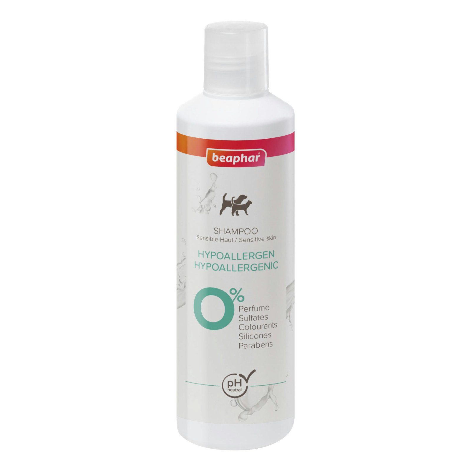 beaphar Tiershampoo Hypoallergen Shampoo für Hunde & Katzen - 250 ml