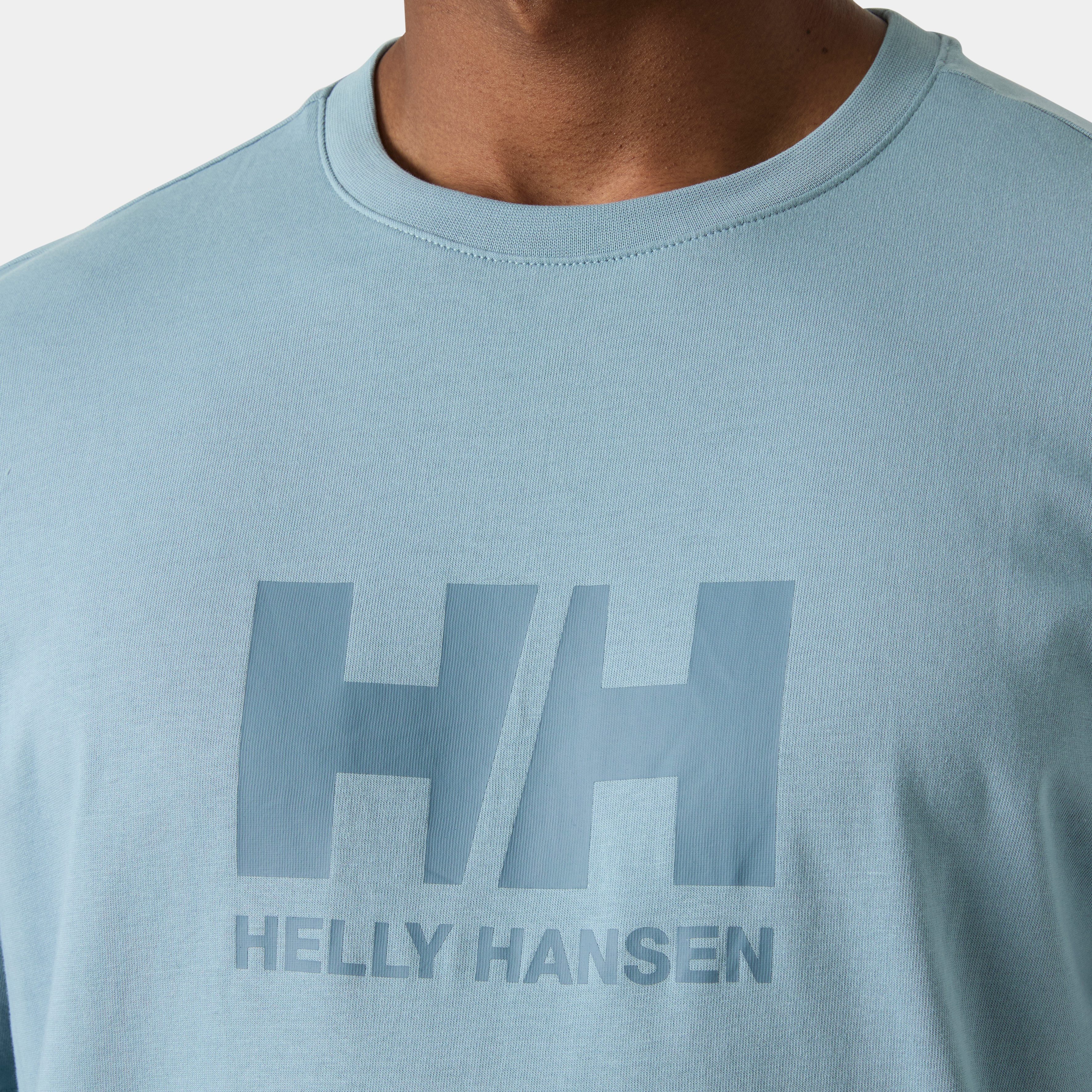 Helly Hansen T-Shirt HH LOGO T-SHIRT 3.0 kurzärmlig, mit Rundhalsausschnitt, aus Baumwolle, sportlicher Schnitt