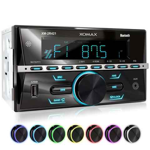 XOMAX XM-2R421 Autoradio mit Bluetooth, USB und AUX-IN, 2 DIN Autoradio