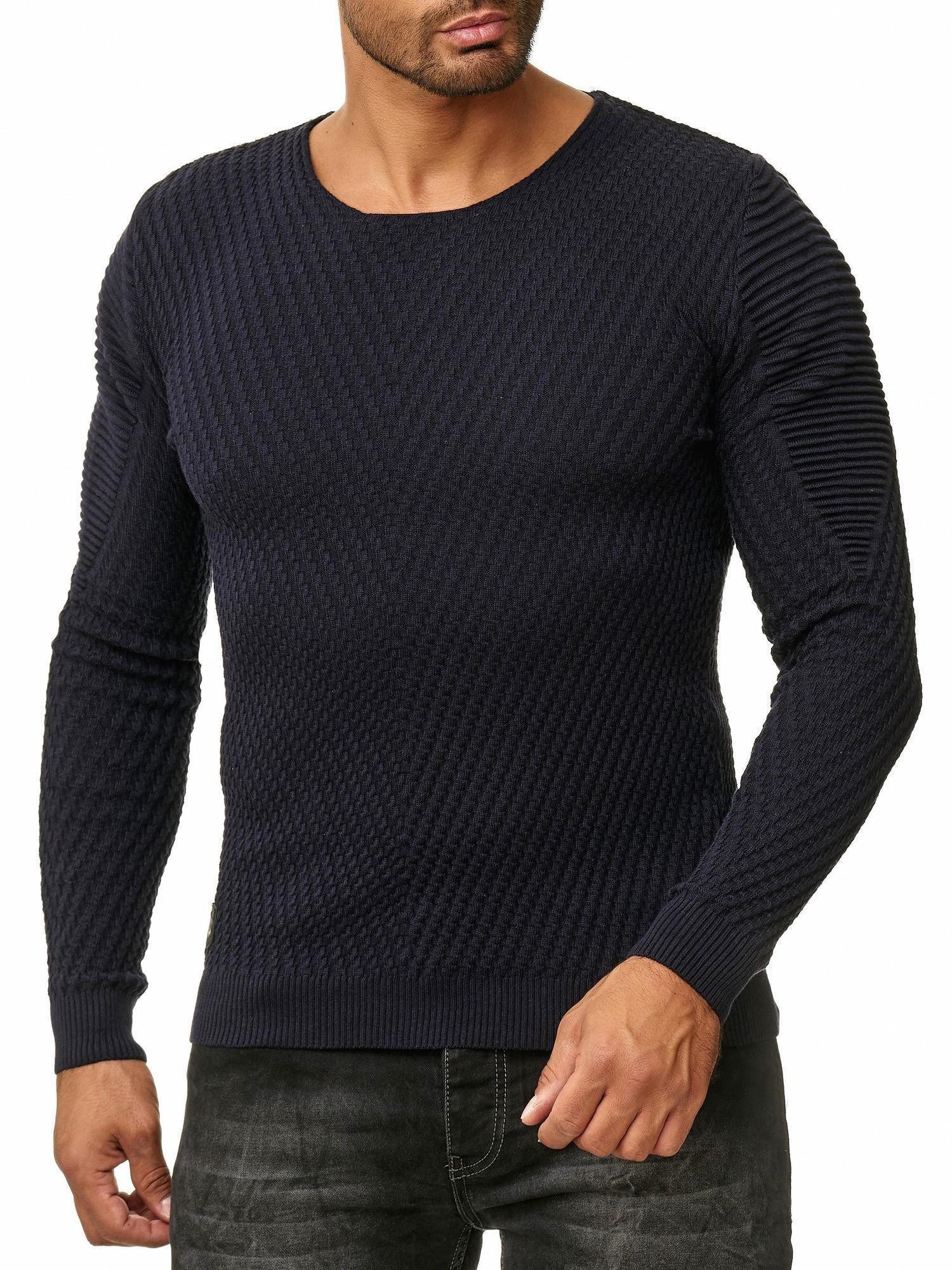 RedBridge Strickpullover Red Bridge Herren Strickpullover Rundhals Pullover günstig online kaufen