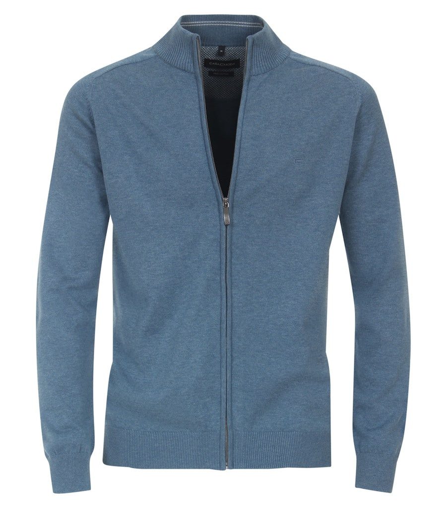 CASAMODA Strickjacke 004450 Pima-Baumwolle Stehkragen Normale günstig online kaufen