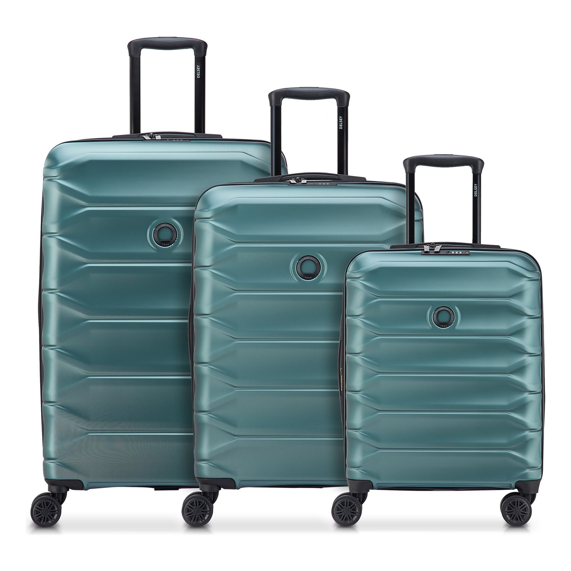 Delsey Paris Trolleyset Meteor, 4 Rollen, (3-teilig, 3 tlg), ABS