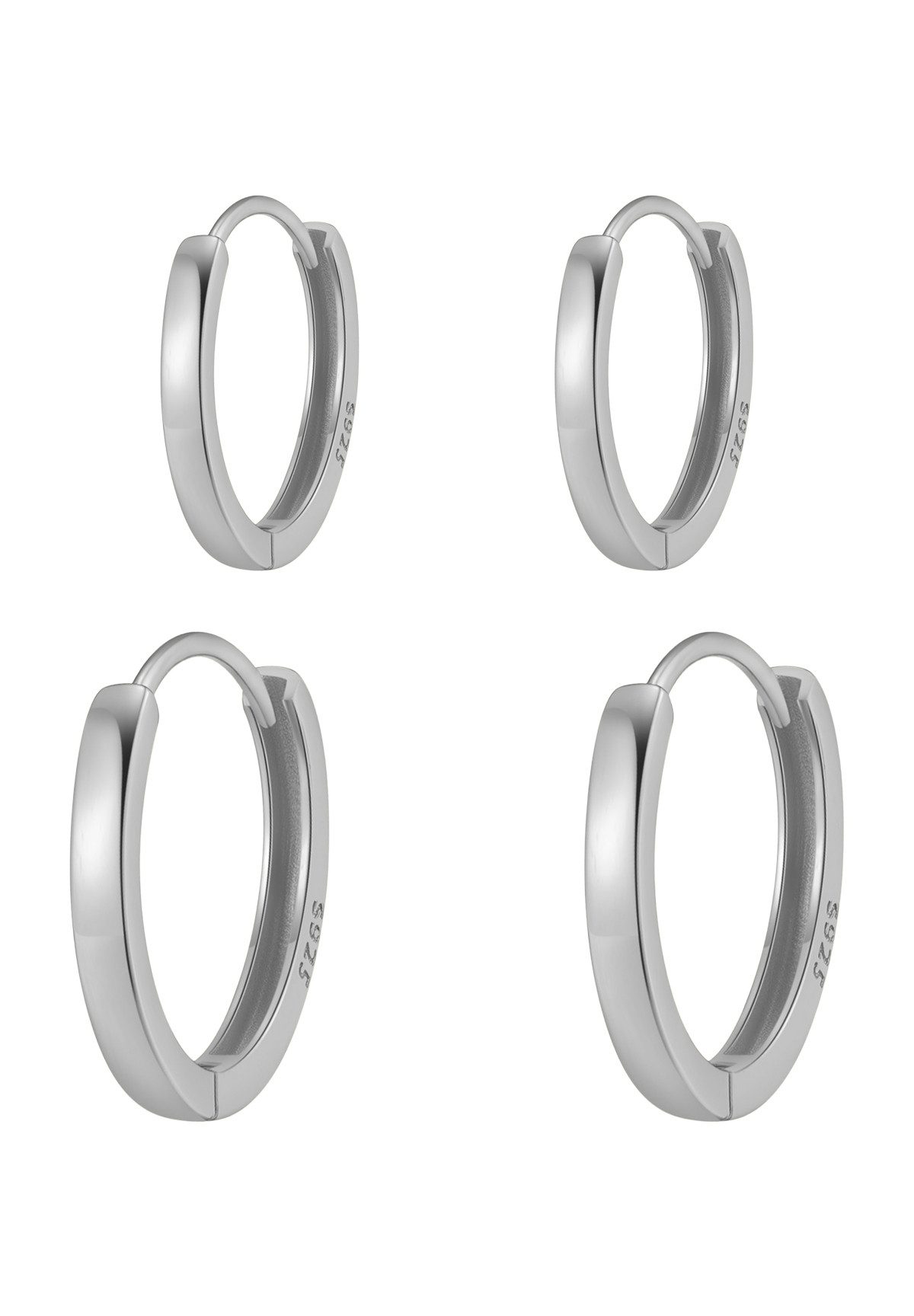 Hey Happiness Creolen-Set Multipack, 925er Silber günstig online kaufen