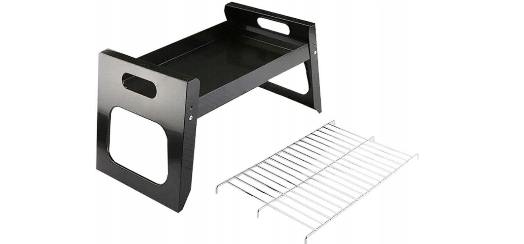 Festivalartikel Holzkohlegrill Klappbarer tragbarer Campinggrill Holzkohlegrill, Für Garten und Camping 47x22x21 cm NEU!!!