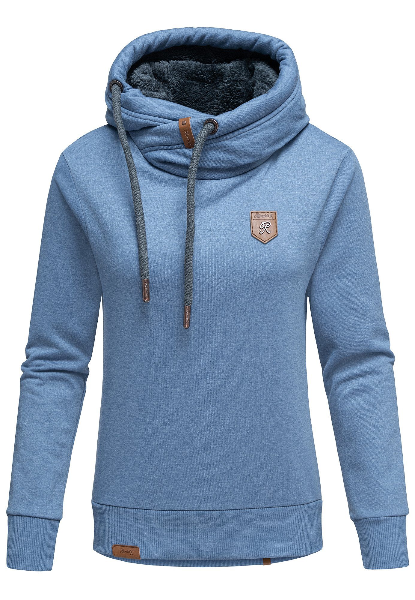 REPUBLIX Sweatshirt AMELIA Damen Kapuzenpullover Sweatjacke Пуловеры Hoodie