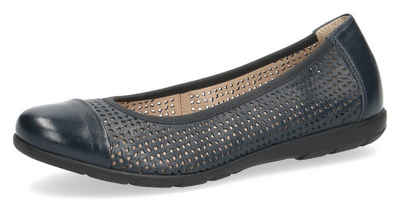 Caprice Ballerina Slipper, Sommerschuh, Schlupfschuh mit Perforation