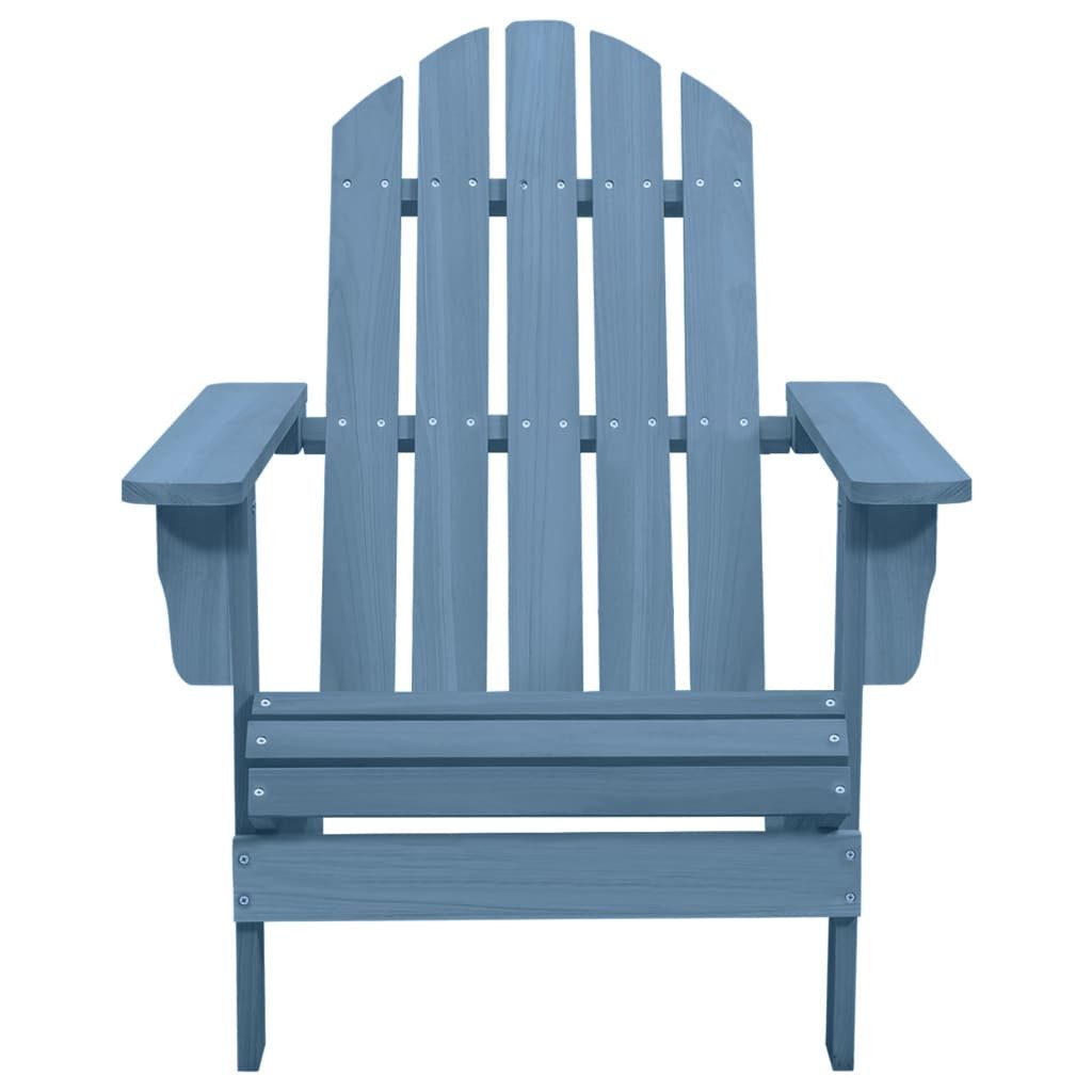 vidaXL Gartenstuhl Adirondack-Gartenstuhl Massivholz Tanne Blau günstig online kaufen