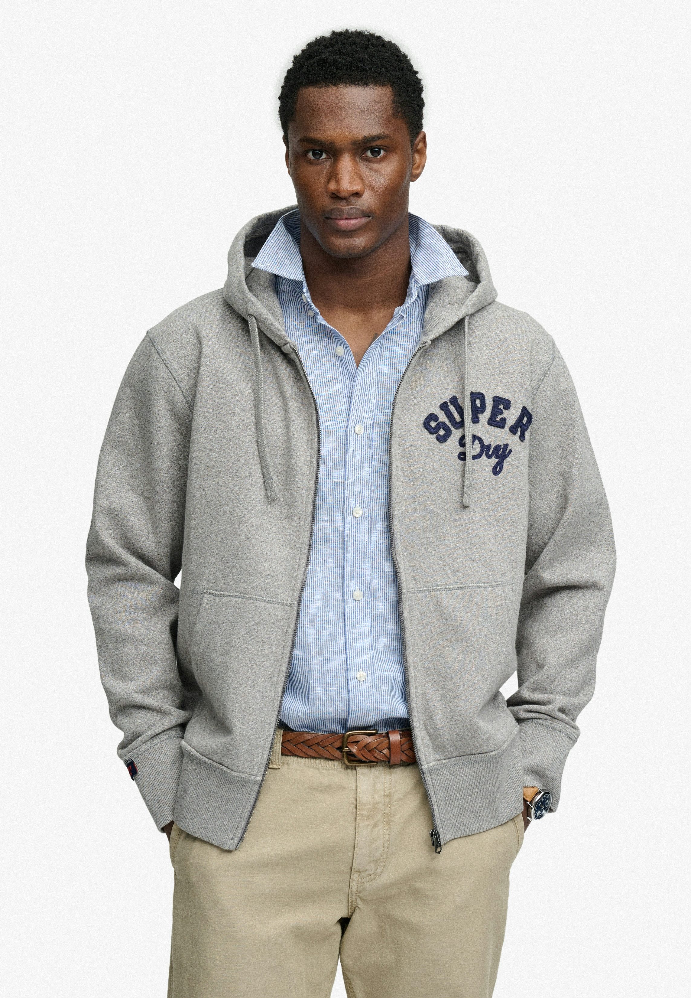 Superdry Kapuzensweatjacke VINTAGE ATHLETIC ZIPHOOD