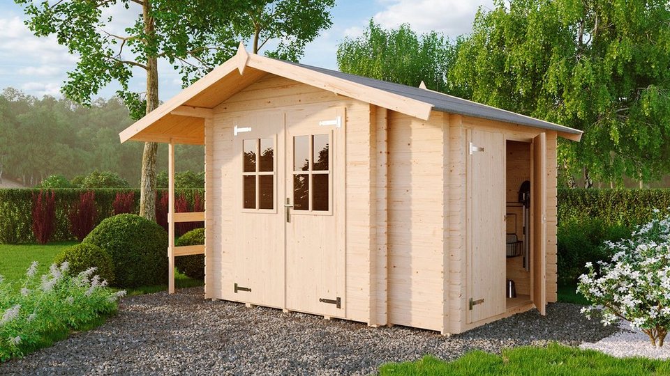 Nordic Holz Gartenhaus »Narva 475«, BxT: 330×231 cm