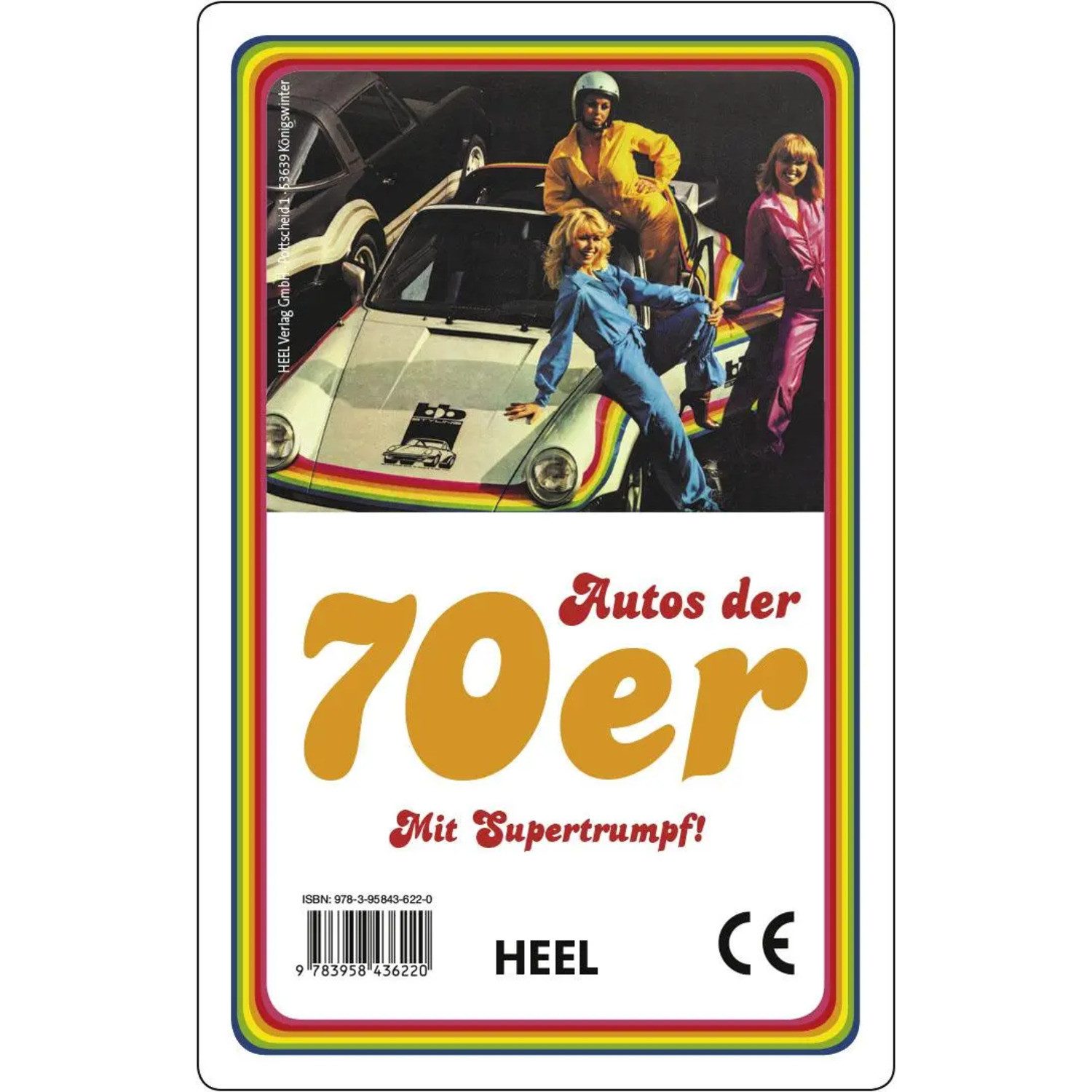HEEL Verlag Spiel Quartett: Autos der 70er