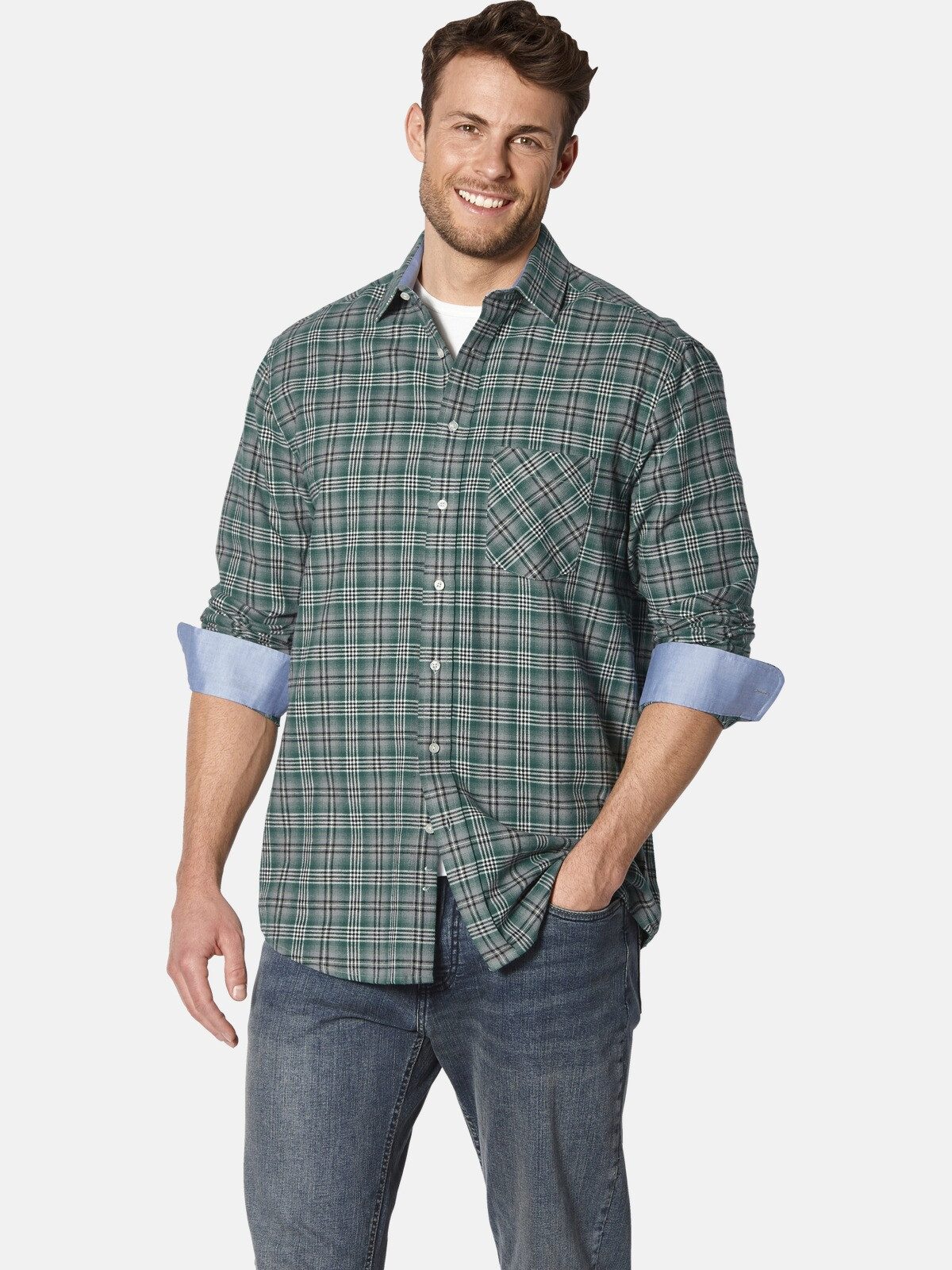 Babista Langarmhemd FLOREVERTI aus weichem Flanell