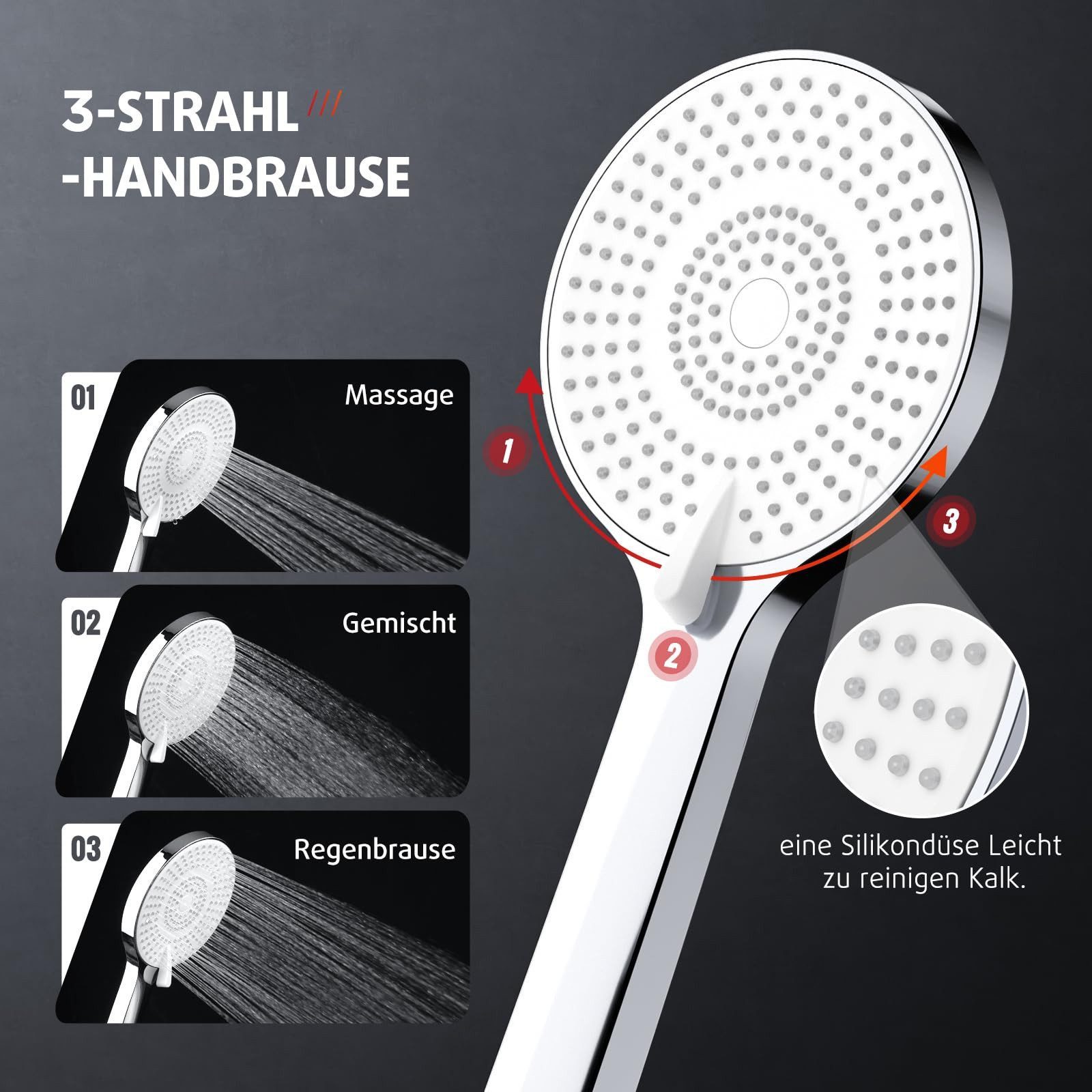 Rainsworth Duschsystem mit Armatur, mit Ablage, günstig online kaufen