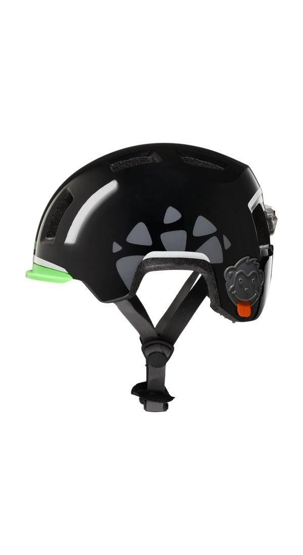 Affenzahn Kinderfahrradhelm Fahrradhelm, mit integriertem Rücklicht
