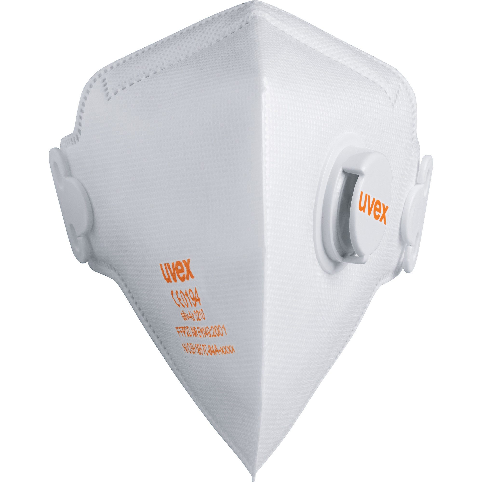 Nitril-Handschuhe Atemschutzmaske Silv-Air FFP2 8733210 mit Ventil 15 Stück.
