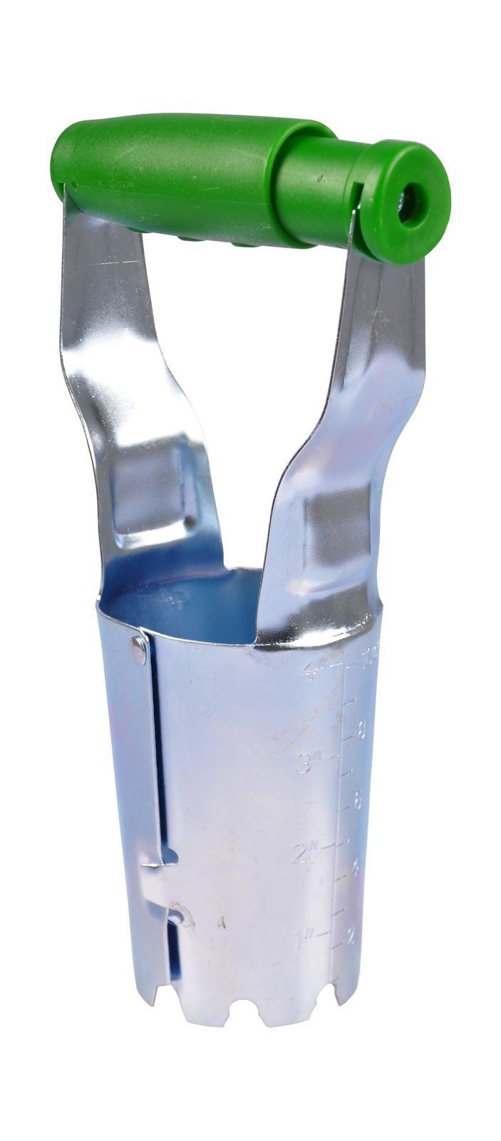 Rekord Pflanzer Automatik Blumenzwiebelpflanzer mit Skala verchromt Zwiebelpflanzer Pf