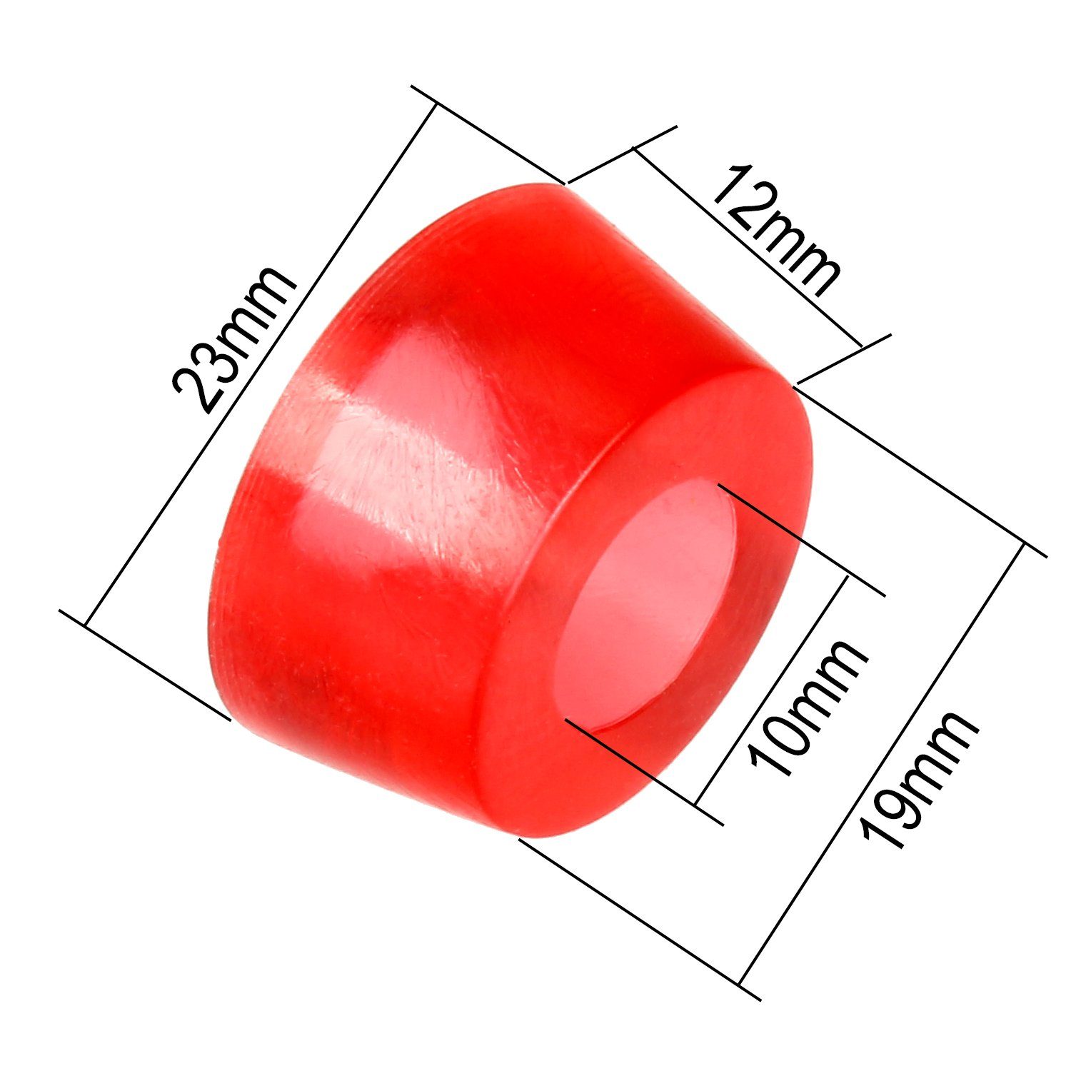 FunTomia Skateboard Skateboard Lenkgummis 85A (Bushings) für zwei Achsen