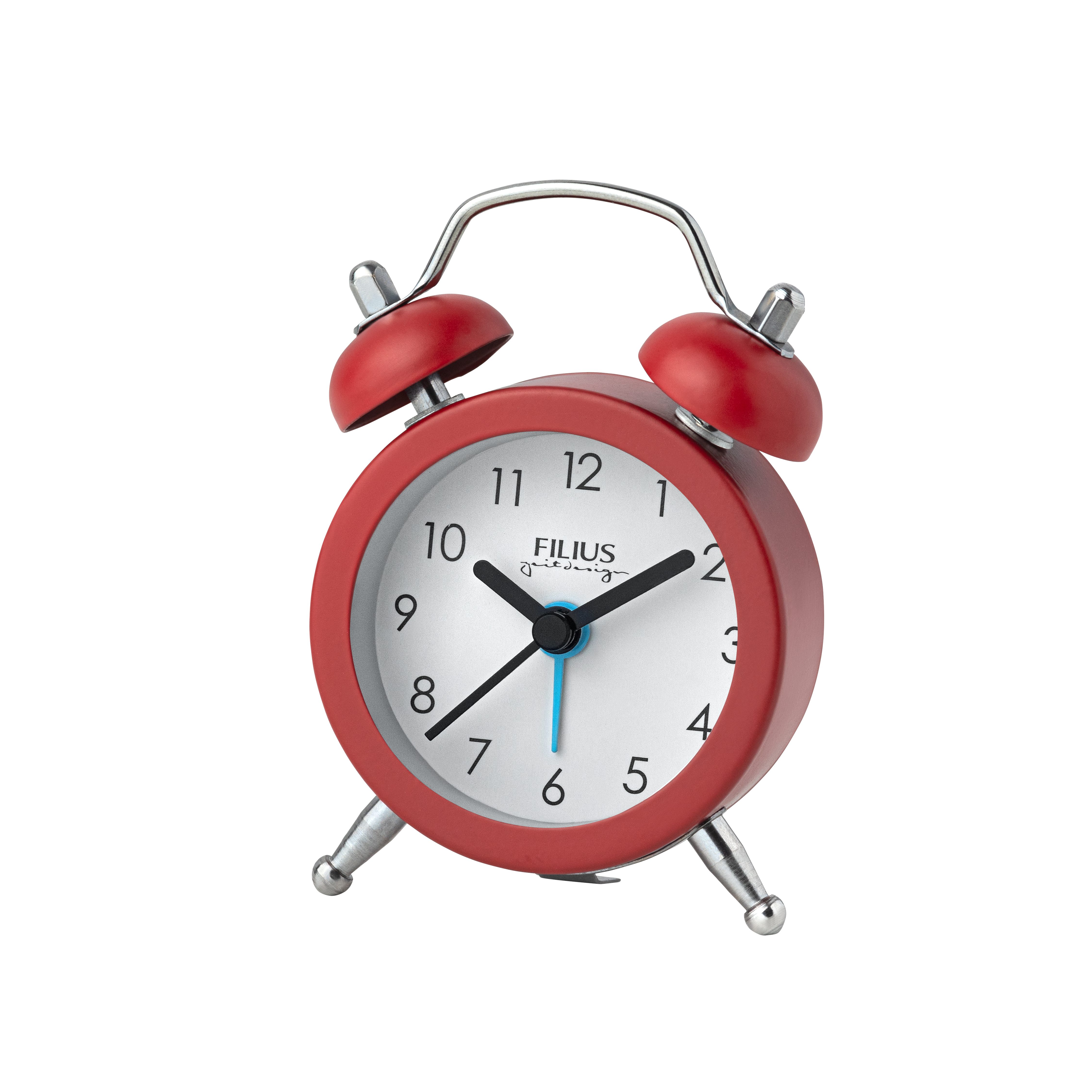 FILIUS zeitdesign Glockenwecker Reisewecker, Quarzwecker, Kinderwecker, Schlafzimmer, Schulanfang