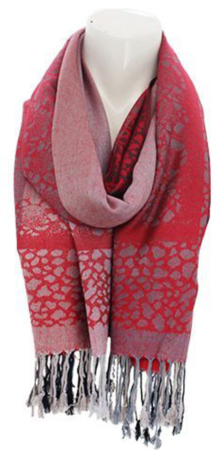 chic4home Schal Dreamy Flair, (1-St. 1-teilig), Damen Schal Stola eleganter Longschal Leopardenmuster