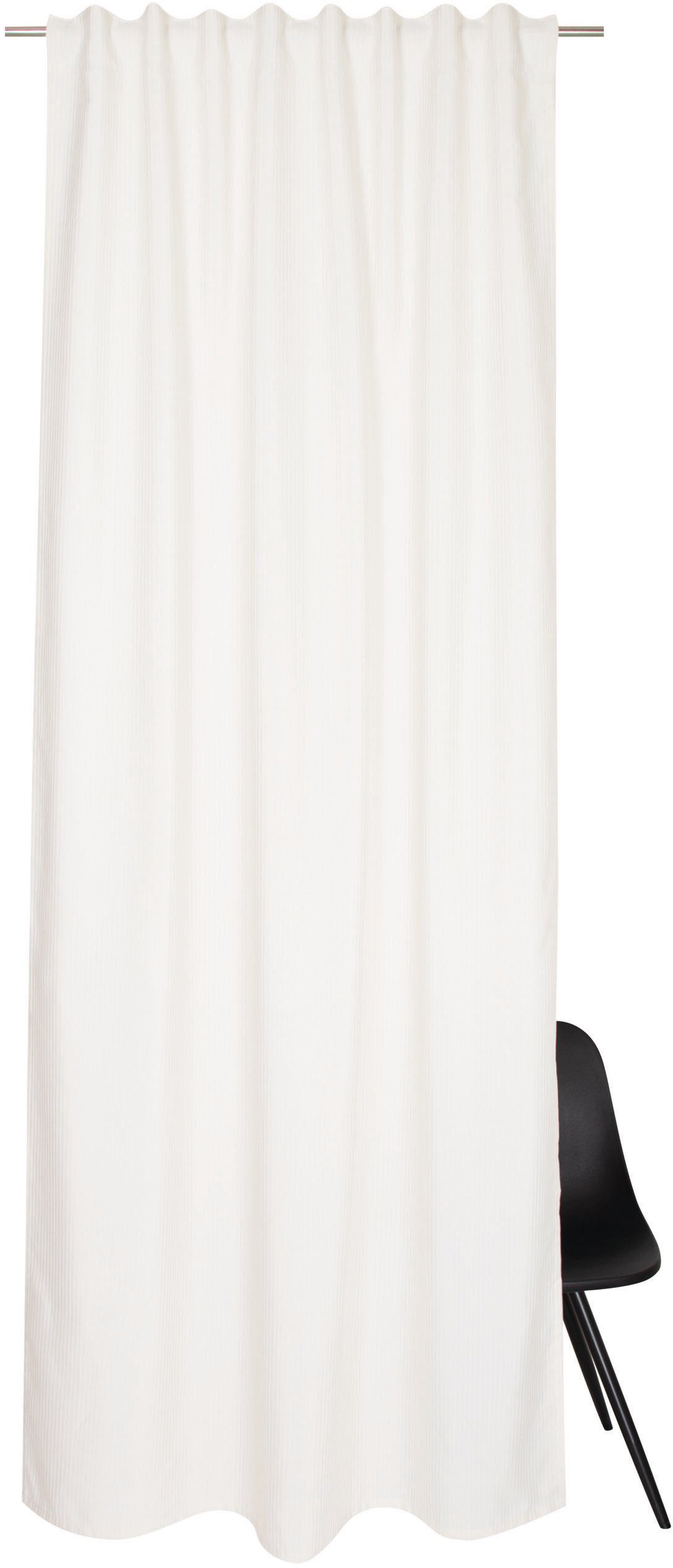 TOM TAILOR HOME Vorhang Pin Stripe (1 St), verdeckte Schlaufen, blickdicht, blickdicht