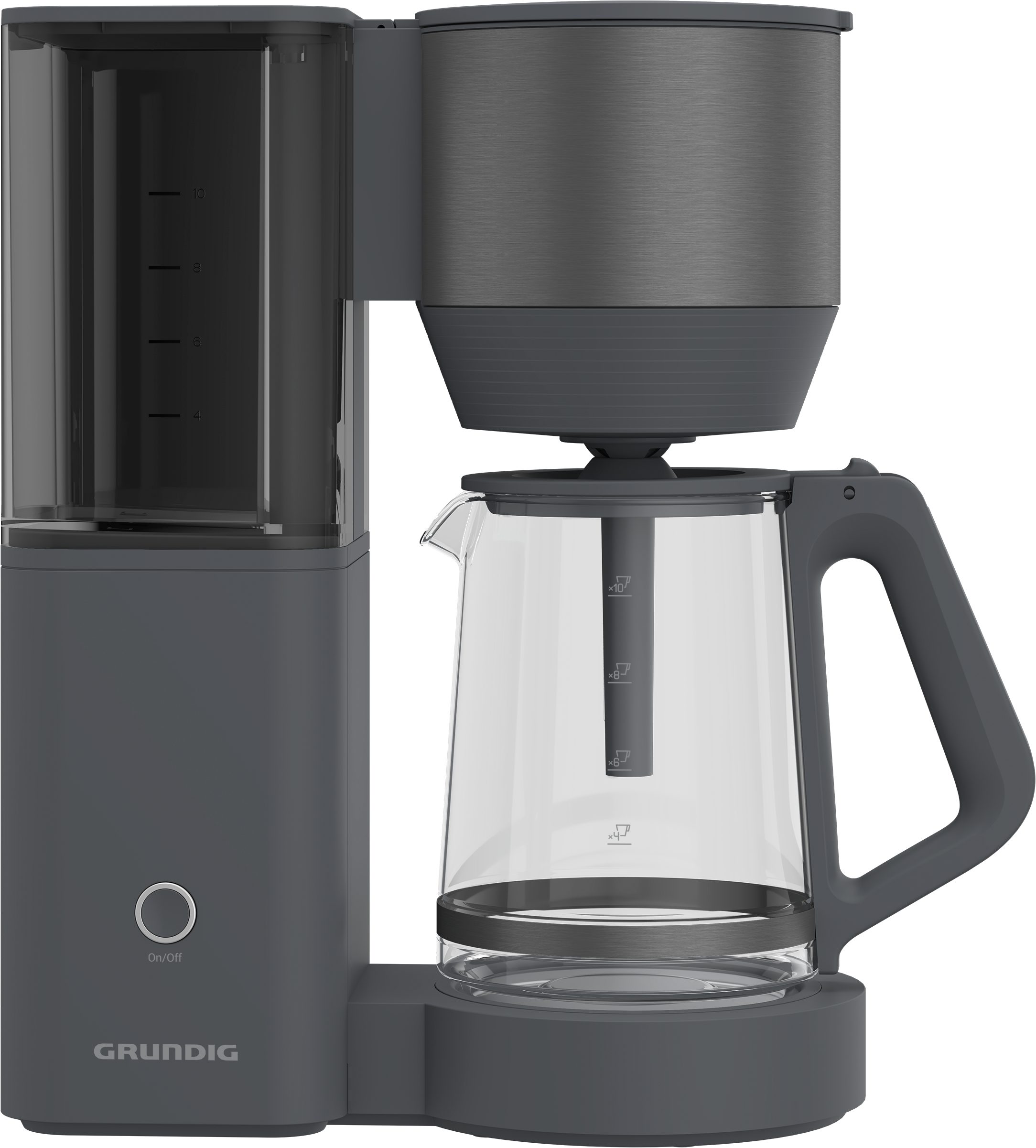 Grundig Filterkaffeemaschine KM 7340, 1,5l Kaffeekanne, Permanentfilter