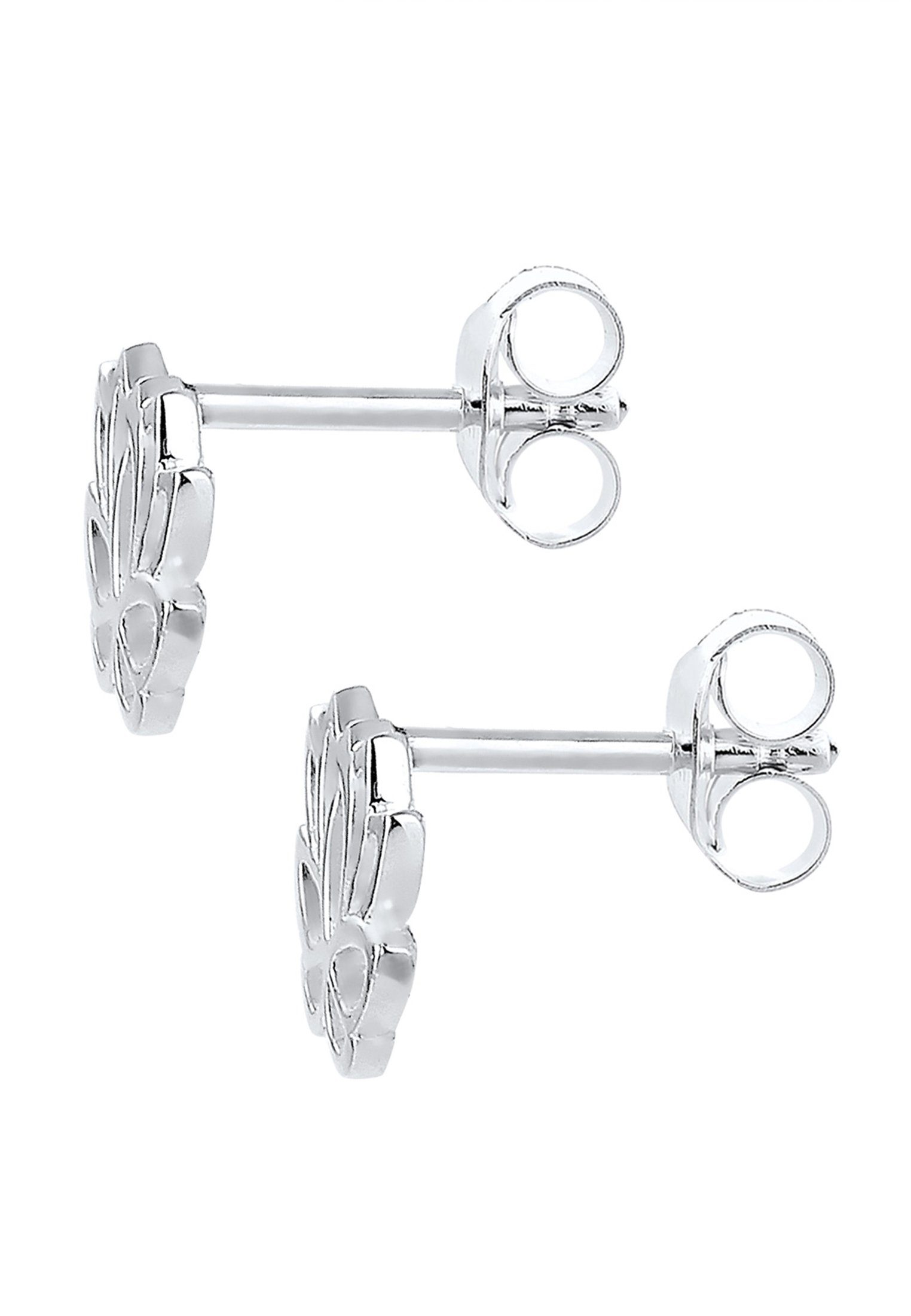 Elli Paar Ohrstecker Lotusblume Blüte Lotus 925 Silber, Blume