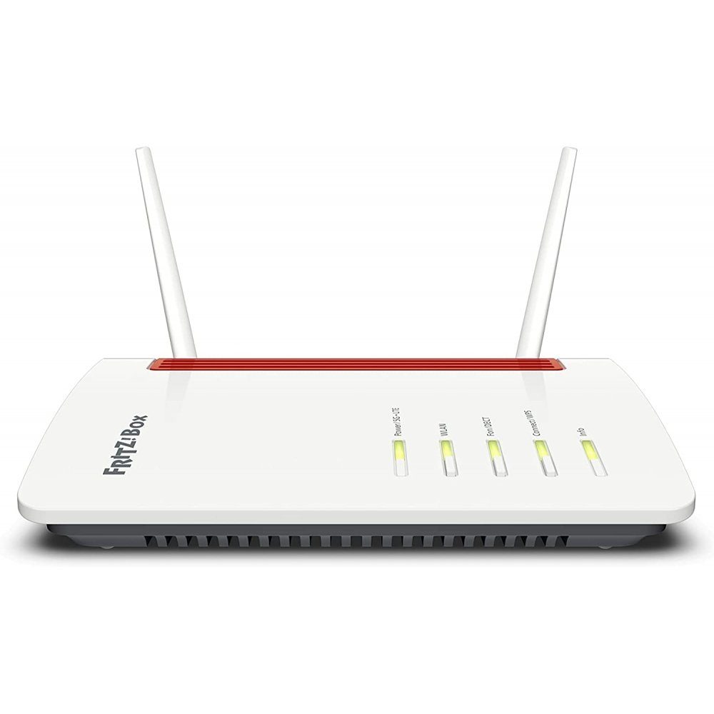 4G/LTE-Router - International 6850 - 5G Router FRITZ!Box weiß/rot WLAN AVM