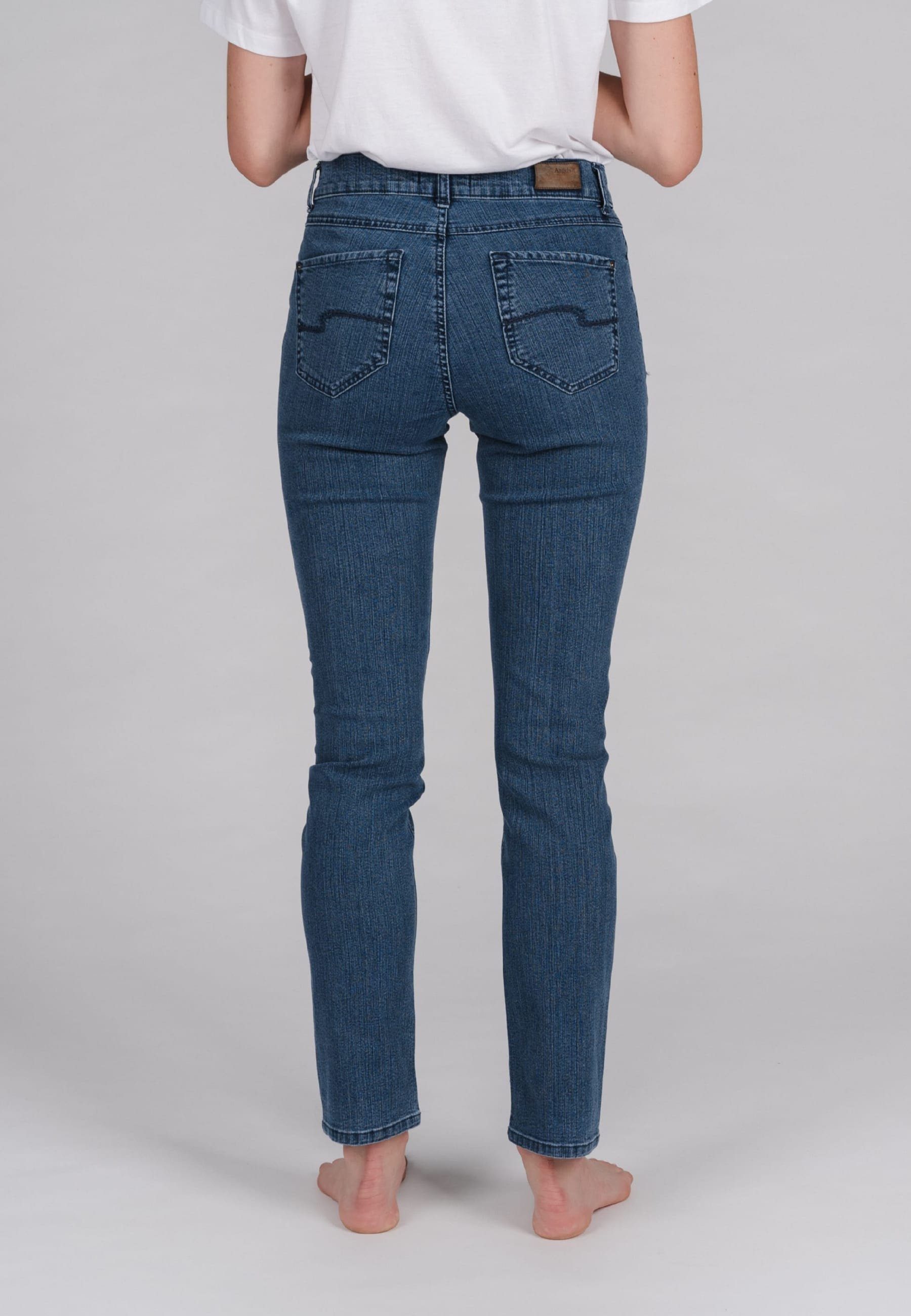 Cici Denim sportivem ANGELS Jeans Straight-Jeans blau mit