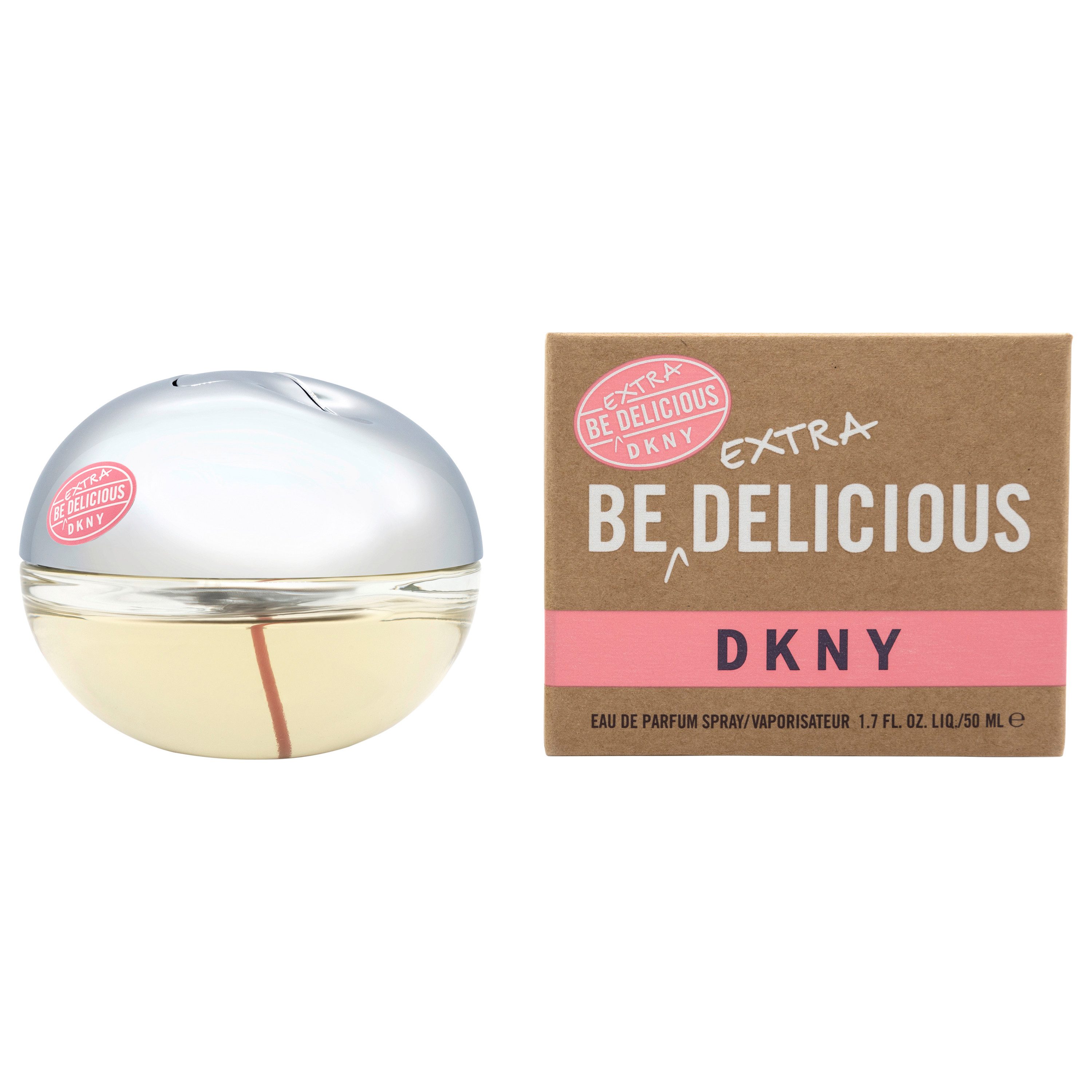DKNY Eau de Parfum BE EXTRA DELICIOUS EDP, fruchtig-blumige Duftnote, mit Birne, Bergamotte, Freesie und Cassis