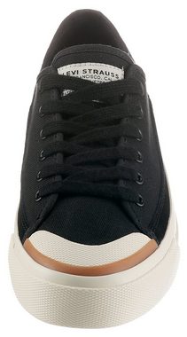 Levi's® Squre Low S Plateausneaker im modischen Materialmix, Freizeitschuh, Halbschuh, Schnürschuh