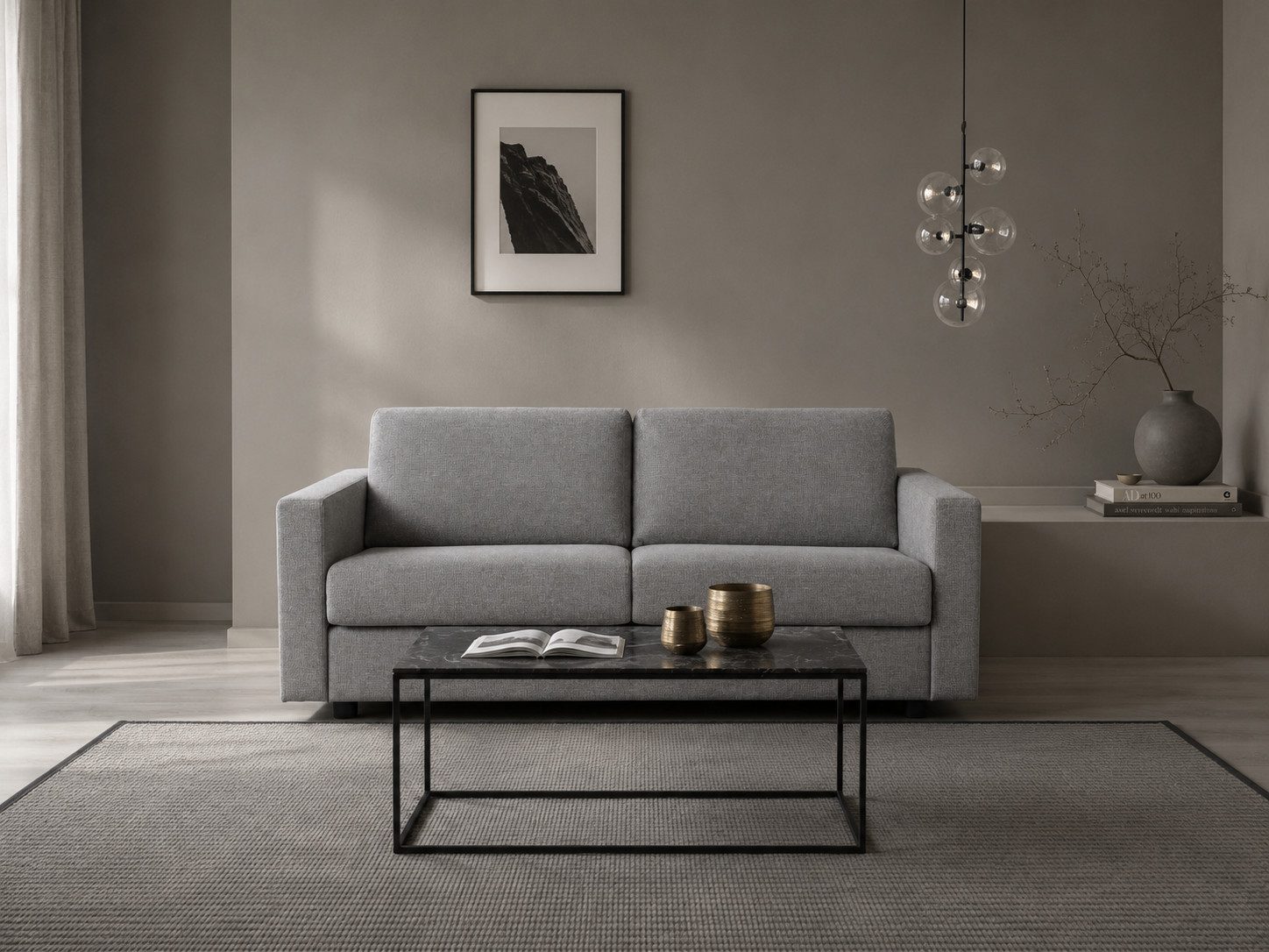 OTTO home Schlafsofa Jorren, Schlaf-Couch, Liegefl. 140 oder 160x200 cm, Bettfunktion, mit Bonel- oder Taschenfederkern, FSC®-zertifiziert