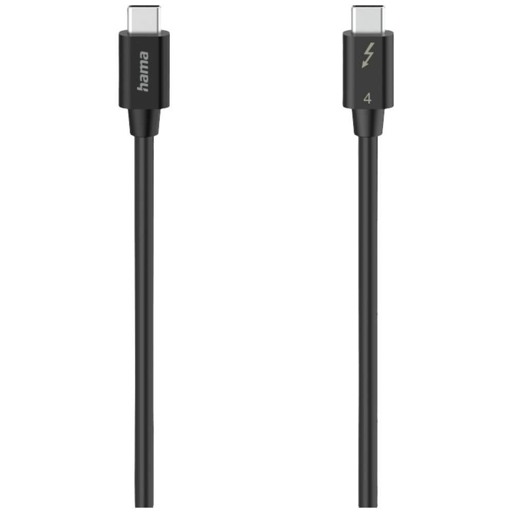 Hama Thunderbolt-4-Kabel "USB-C", 40 Gbit / s, 5 A, HDMI-Kabel, doppelt geschirmt, 8K UHD