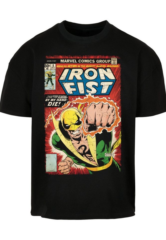 F4NT4STIC Kurzarmshirt Herren Marvel Iron Fist Cover with Ultra Heavy  Cotton Box Tee (1-tlg)