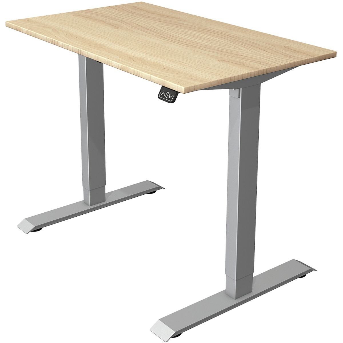 KERKMANN Schreibtisch Move 1, rechteckig, T-Fuß, elektrisch höhenverstellbar 72-120 cm ahornfarben | Schreibtische