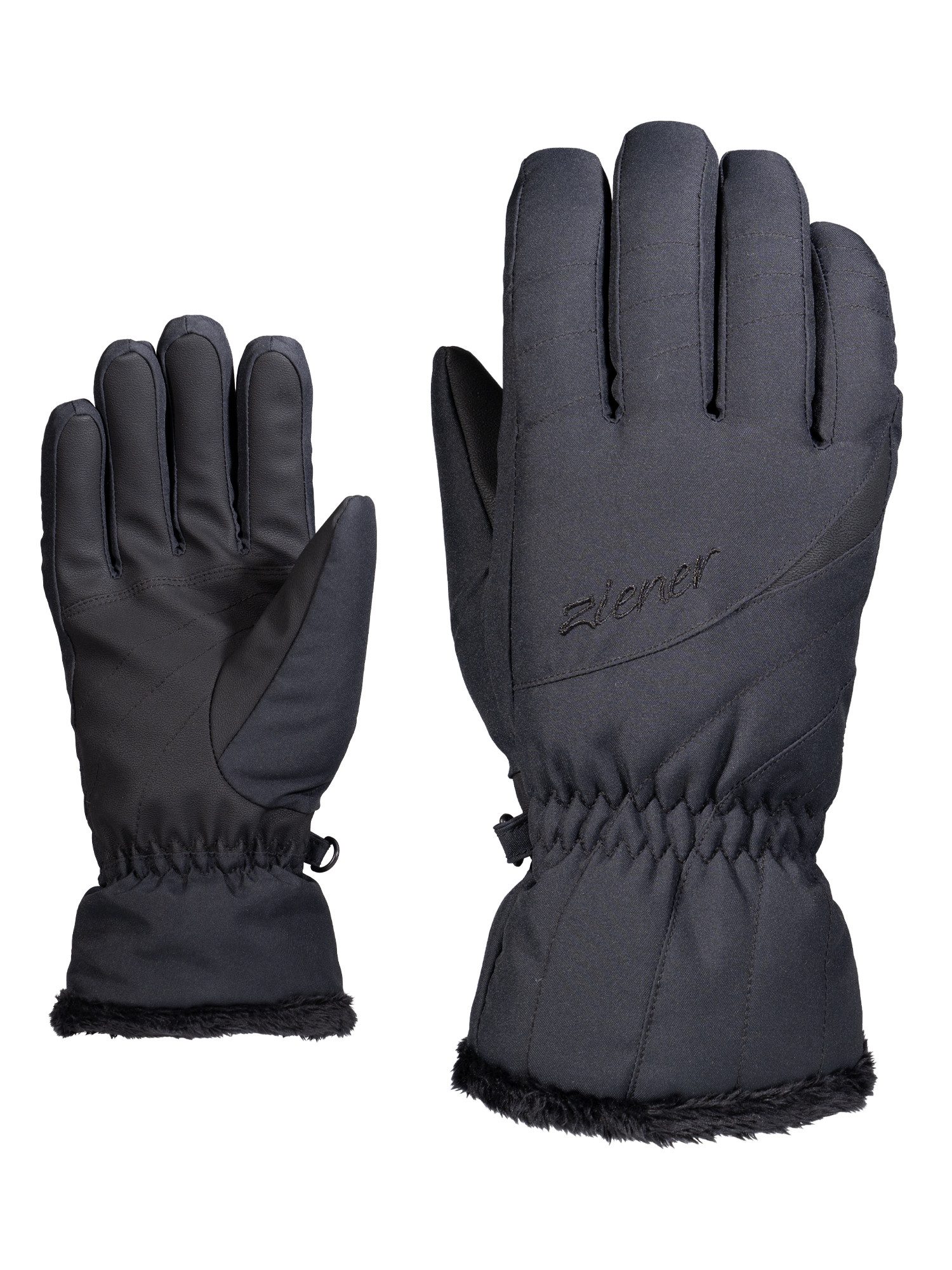 Ziener Skihandschuhe SILENI-Z PrimaLoft® DAMEN warm durch PrimaLoft®, Plüschfutter am Saum
