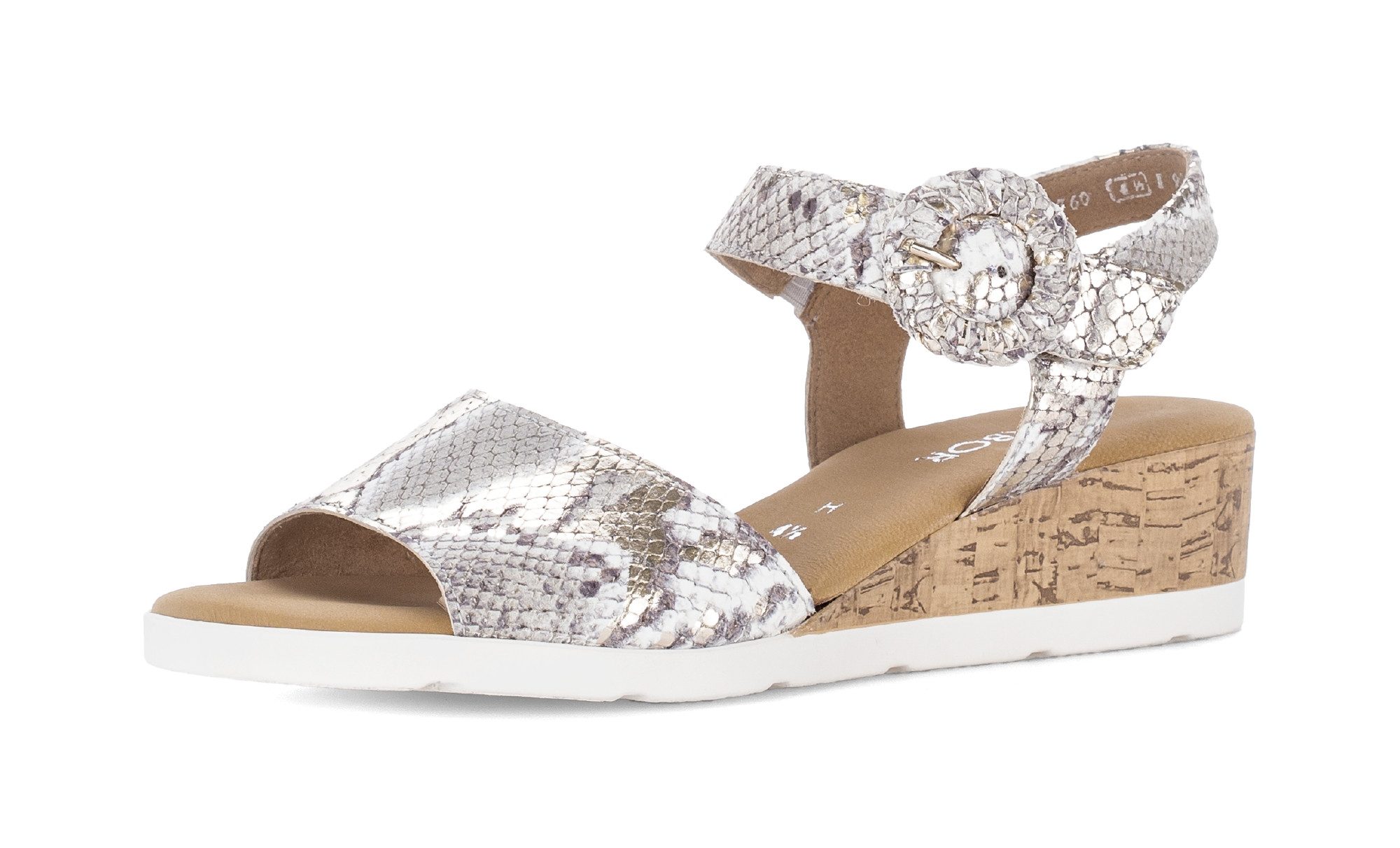 Gabor Malta Keilsandalette Sommerschuh, Riemchensandale in Komfortweite H (sehr weit)