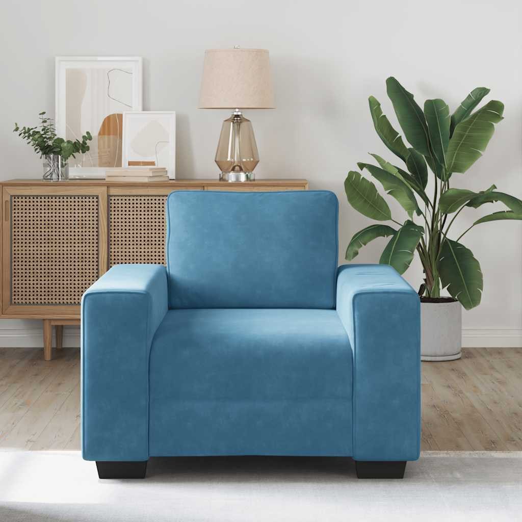 vidaXL Sofa Sessel Blau 60 cm günstig online kaufen