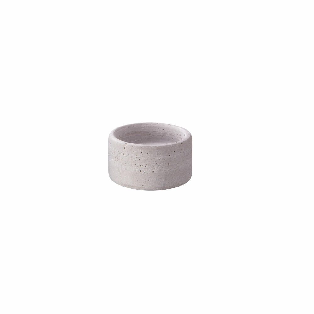 Engels Kerzen Kerzenhalter Ole S, Grau, Ø 10.5 H 5 cm