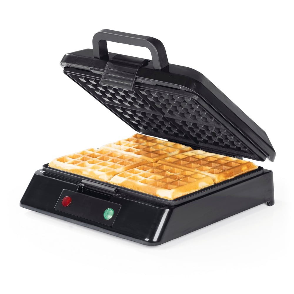 GOURMETmaxx Waffeleisen 4 Waffeln Antihaftbeschichtung, 1200 W, Belgische Waffel