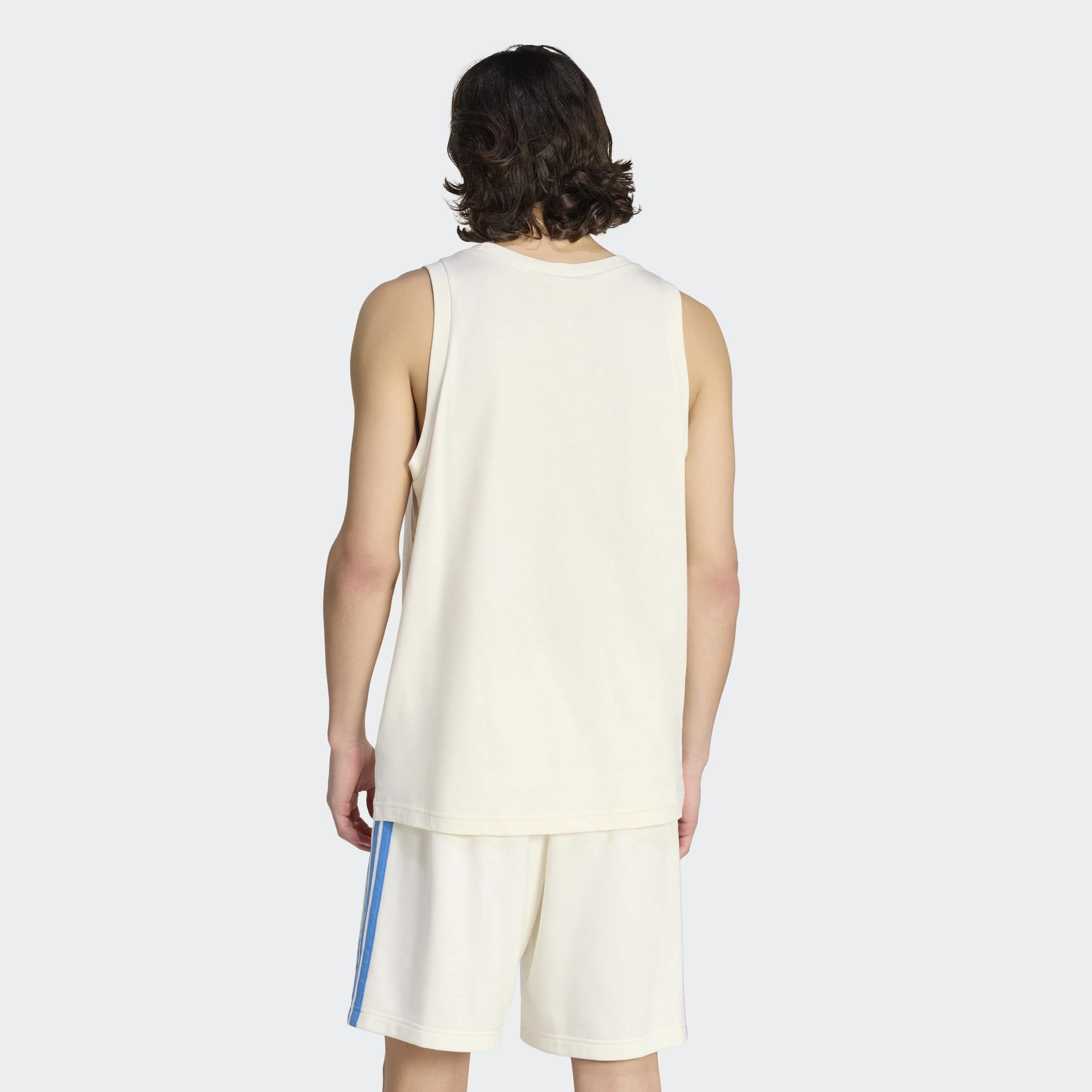 adidas Sportswear Tanktop M SL TANK ohne Verschluss, aus Baumwolle, mit Rundhalsausschnitt