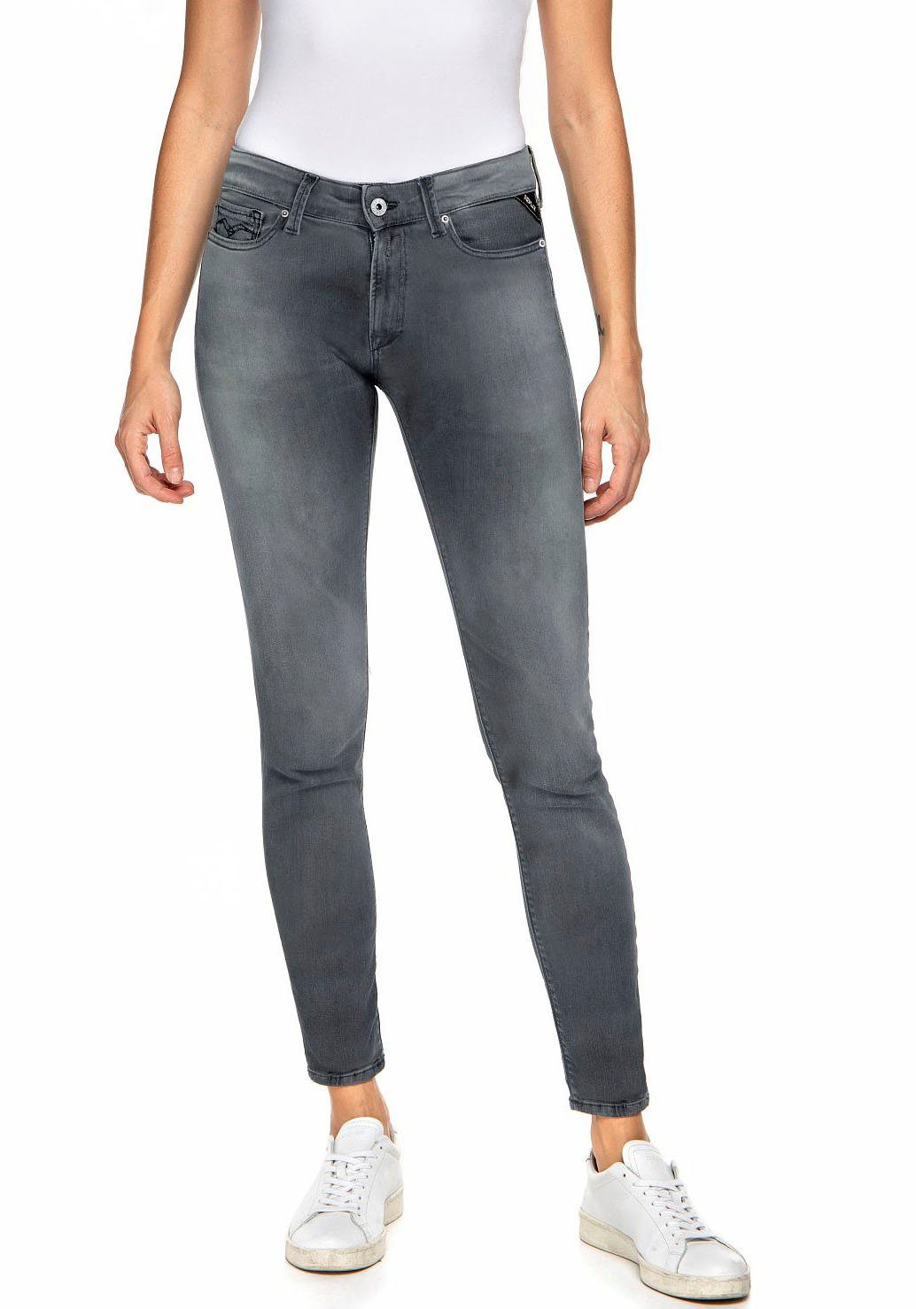 Replay 5-Pocket-Jeans NEW LUZ Skinny Fit in Ankle-Länge günstig online kaufen