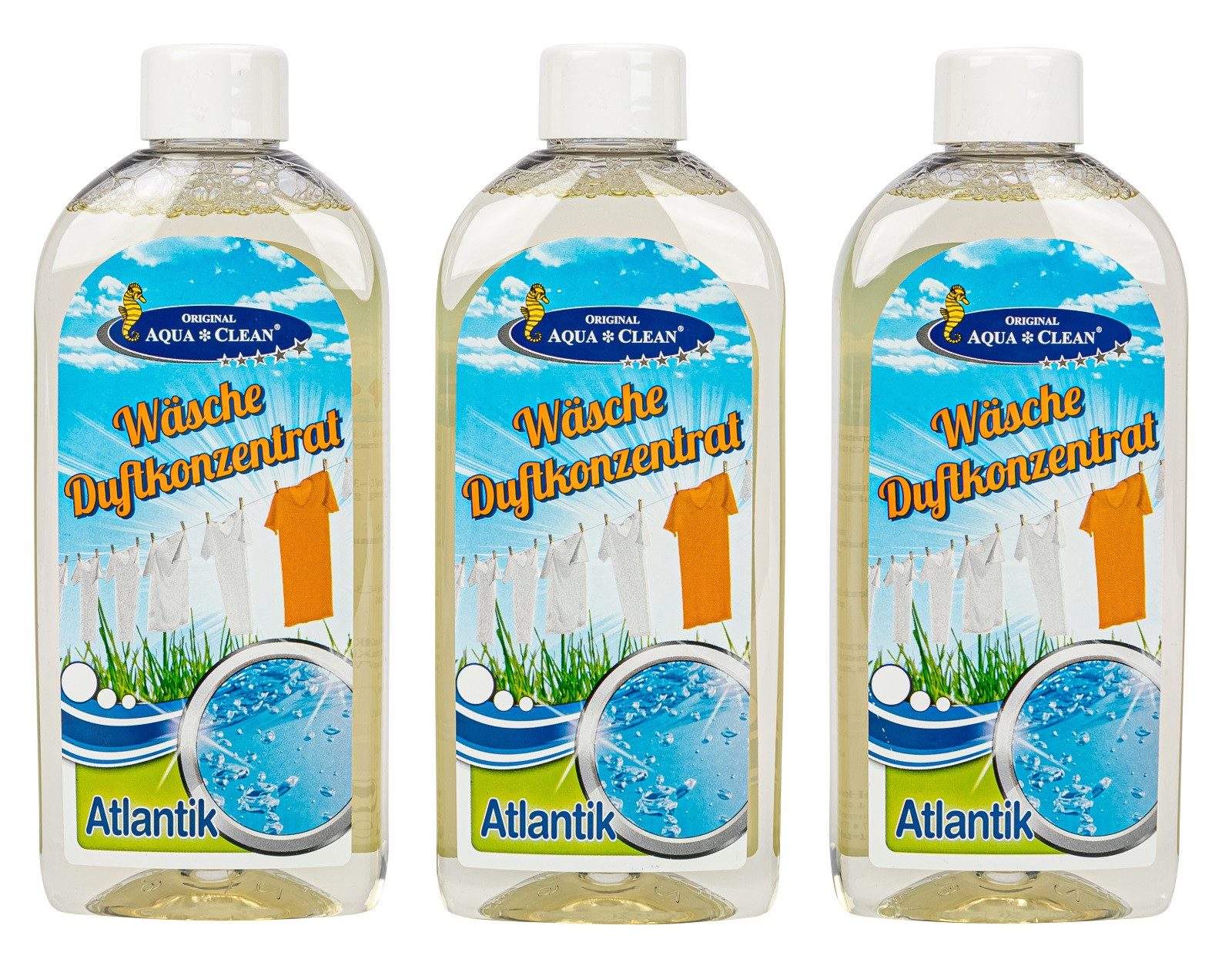 AQUA CLEAN Wäscheparfüm Wäsche Duftkonzentrat Atlantik 3x250ml (3-St)