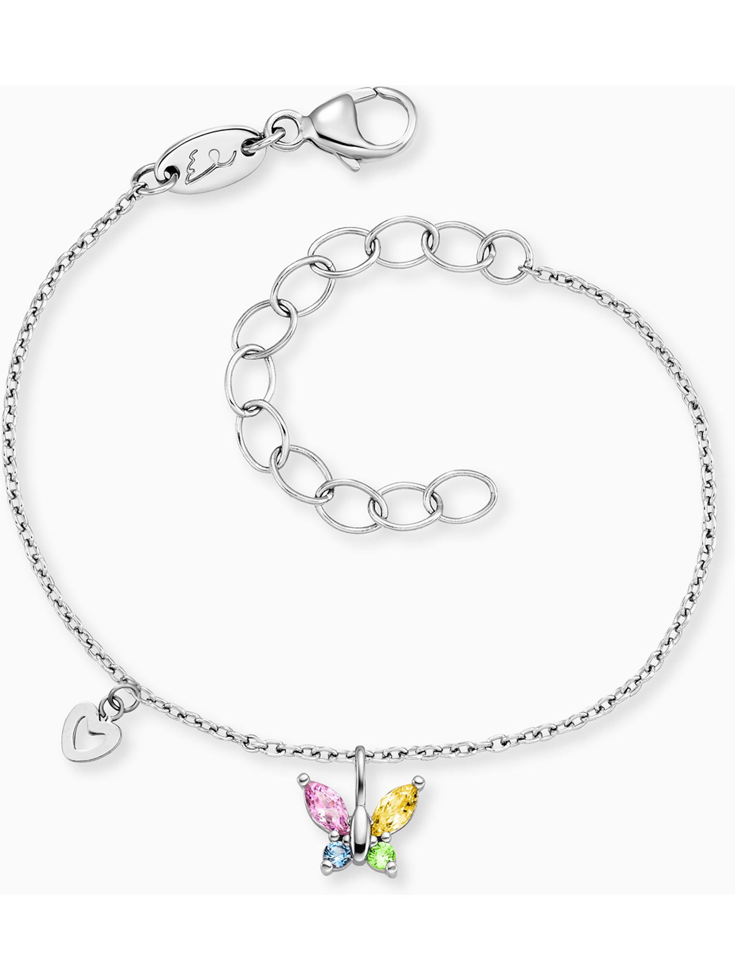 Engelsrufer Silberarmband Engelsrufer Mädchen-Armband Edelstahl 4 Zirkonia, Klassisch