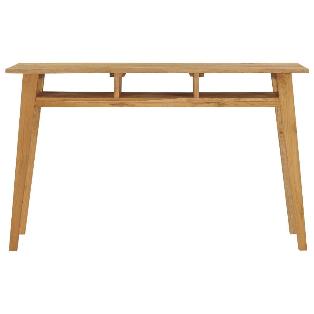 vidaXL Beistelltisch Konsolentisch 120x35x75 cm Massivholz (1-St) Teak