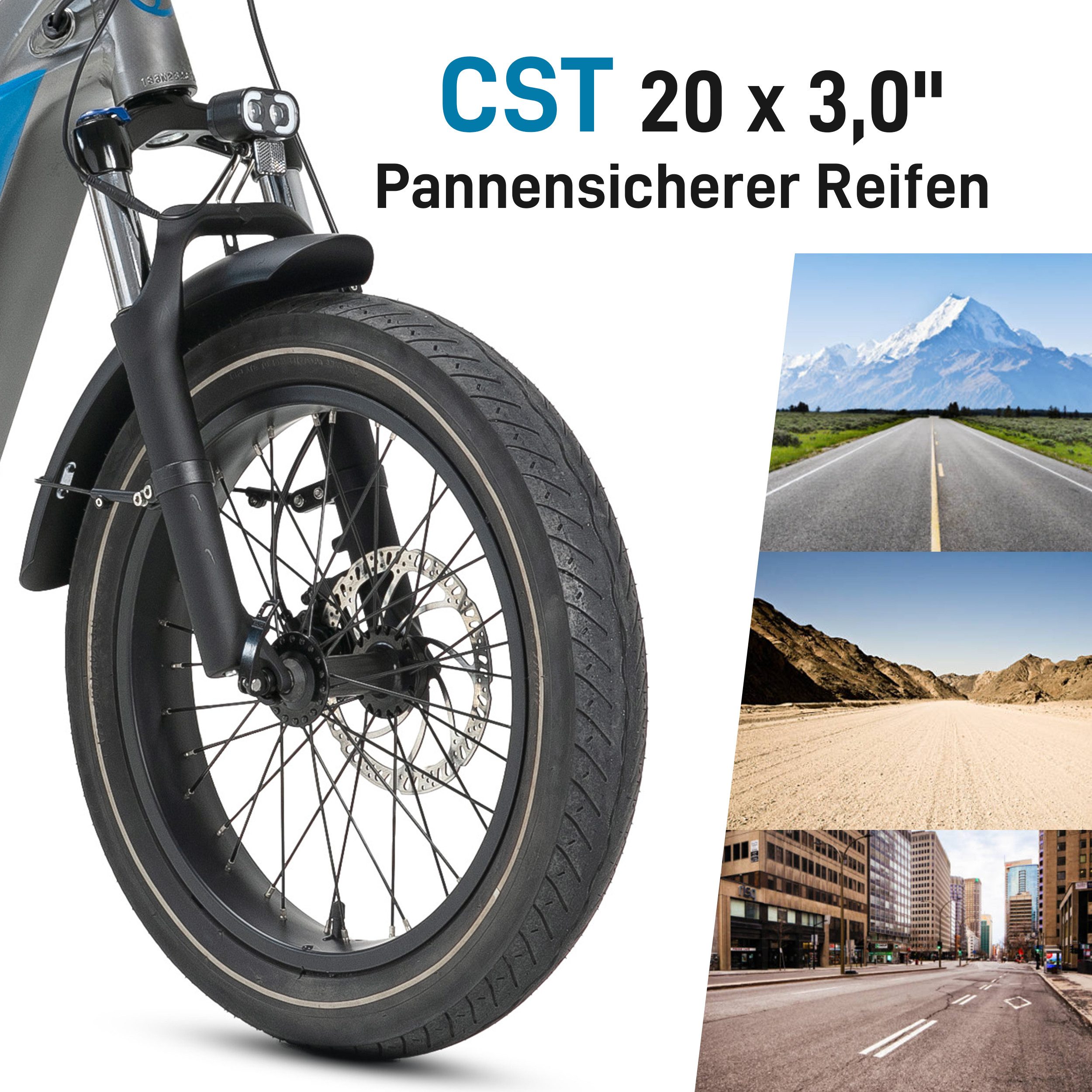 JOBOBIKE E-Bike Klapprad 20x3'' Faltrad, 150km, 80 Nm, Elektrofahrrad bis 120kg, Damen/Herren, 7 Gang Shimano, Kettenschaltung, Heckmotor, 720 Wh, (mit Gepäckträger, LED Display, Tiefeinsteiger-Rahmen), faltbar, Aluminiumrahmen, Pedelec Elektrofahrrad, ab 160cm