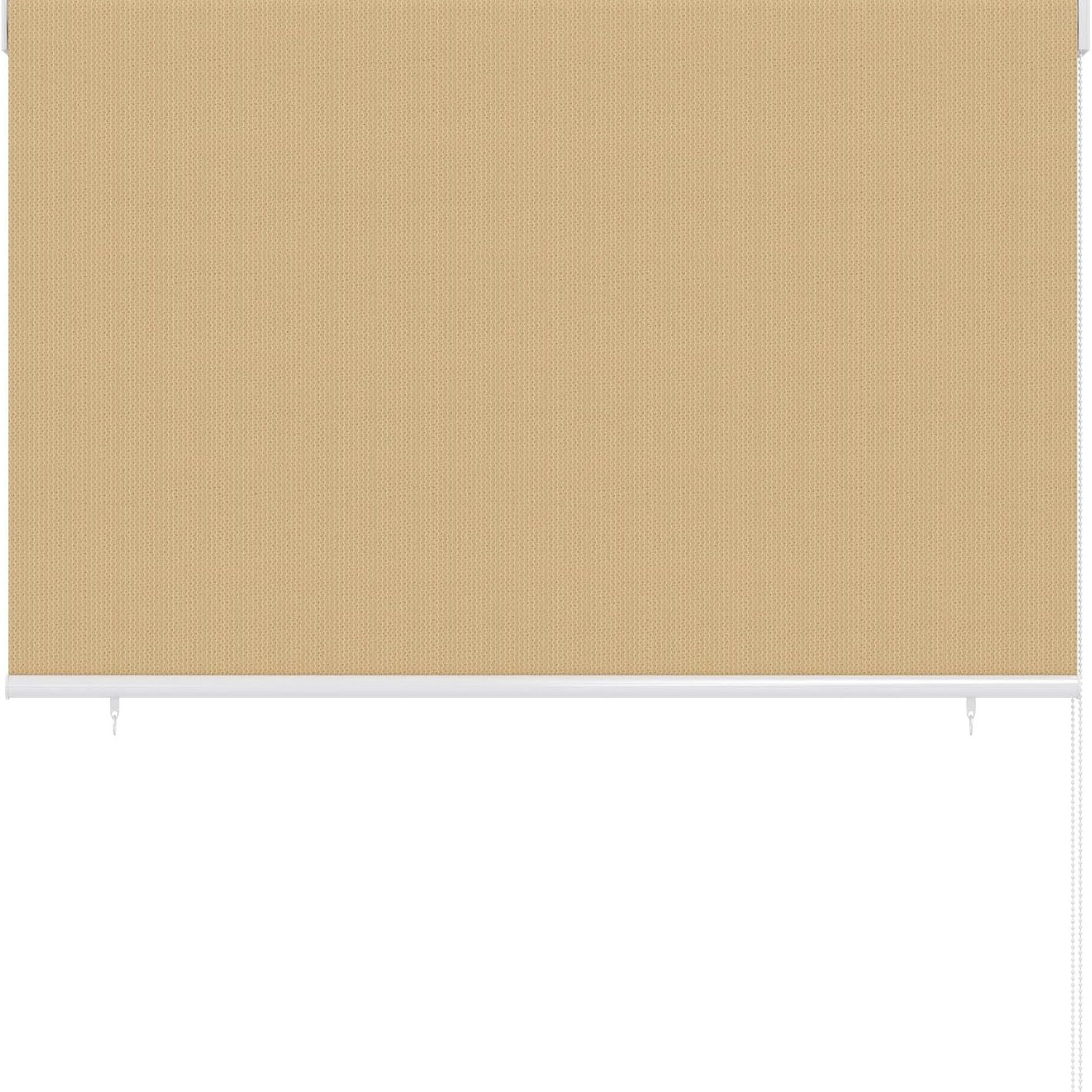 paramondo Senkrechtmarkise Senkrechtmarkise Balkon freihängend 120x140cm Sichtschutz sand ohne Führungsschienen – modern & flexibel