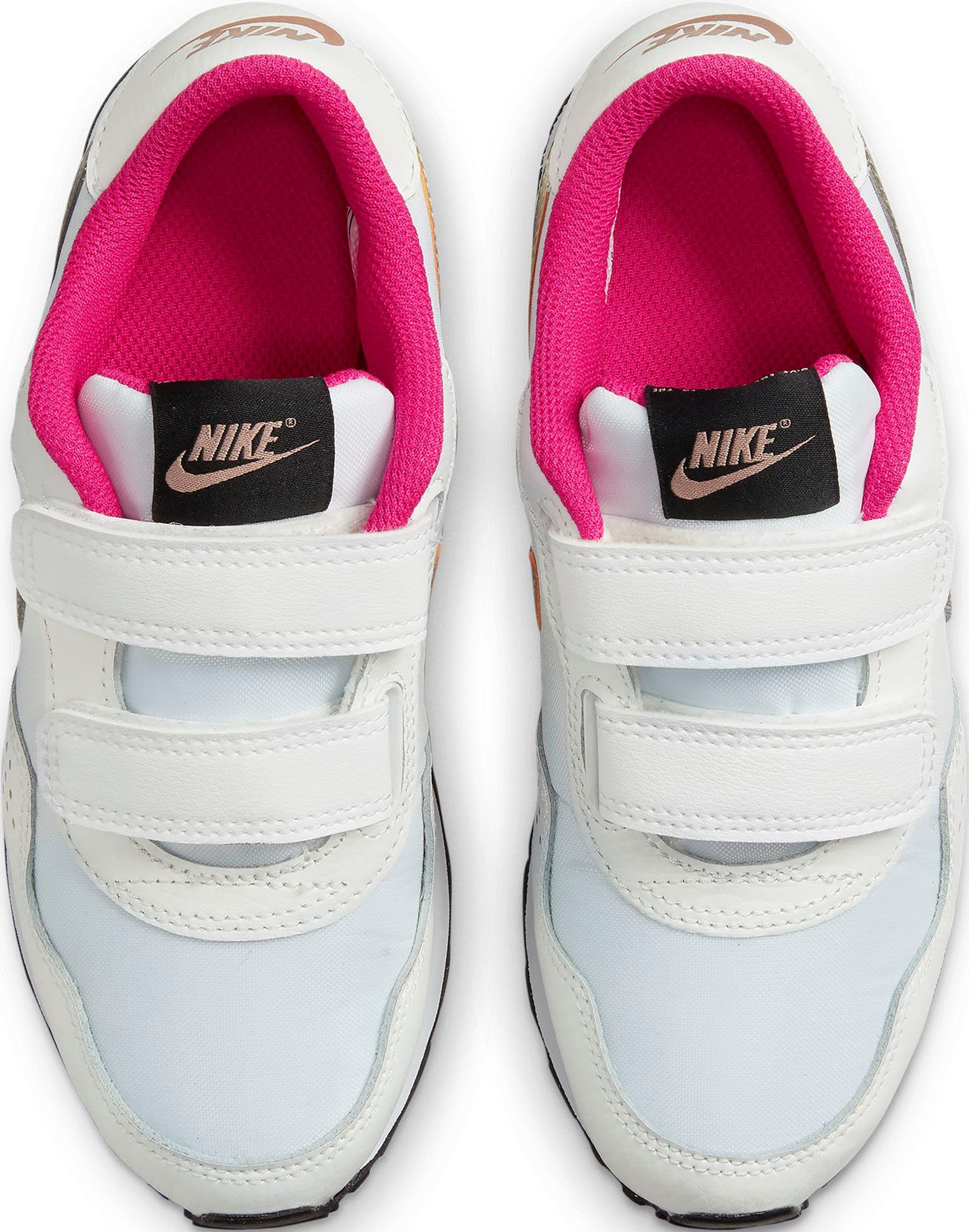 weiß-pink MD Sportswear Sneaker (PS) mit VALIANT Klettverschluss Nike