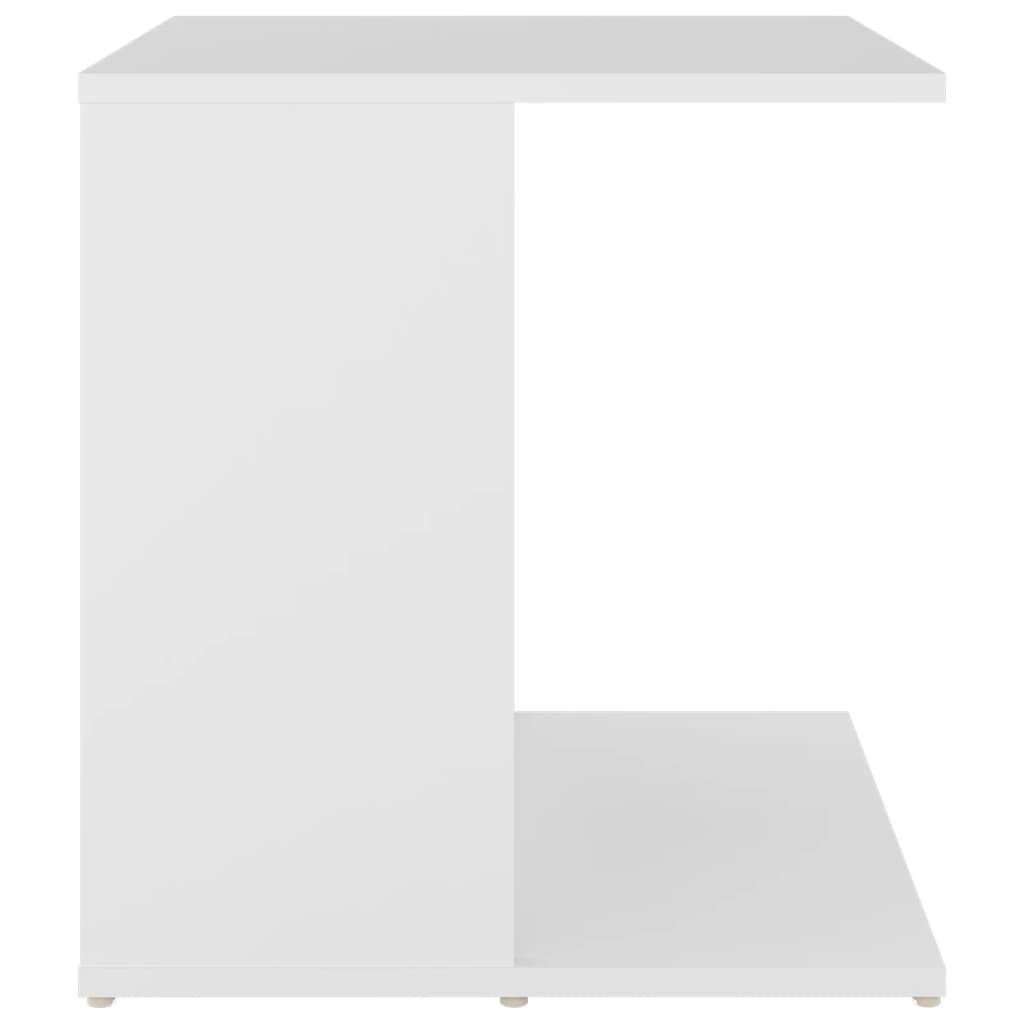vidaXL Beistelltisch Weiß (1-St) Holzwerkstoff Weiß | Weiß cm 45x45x48 Beistelltisch
