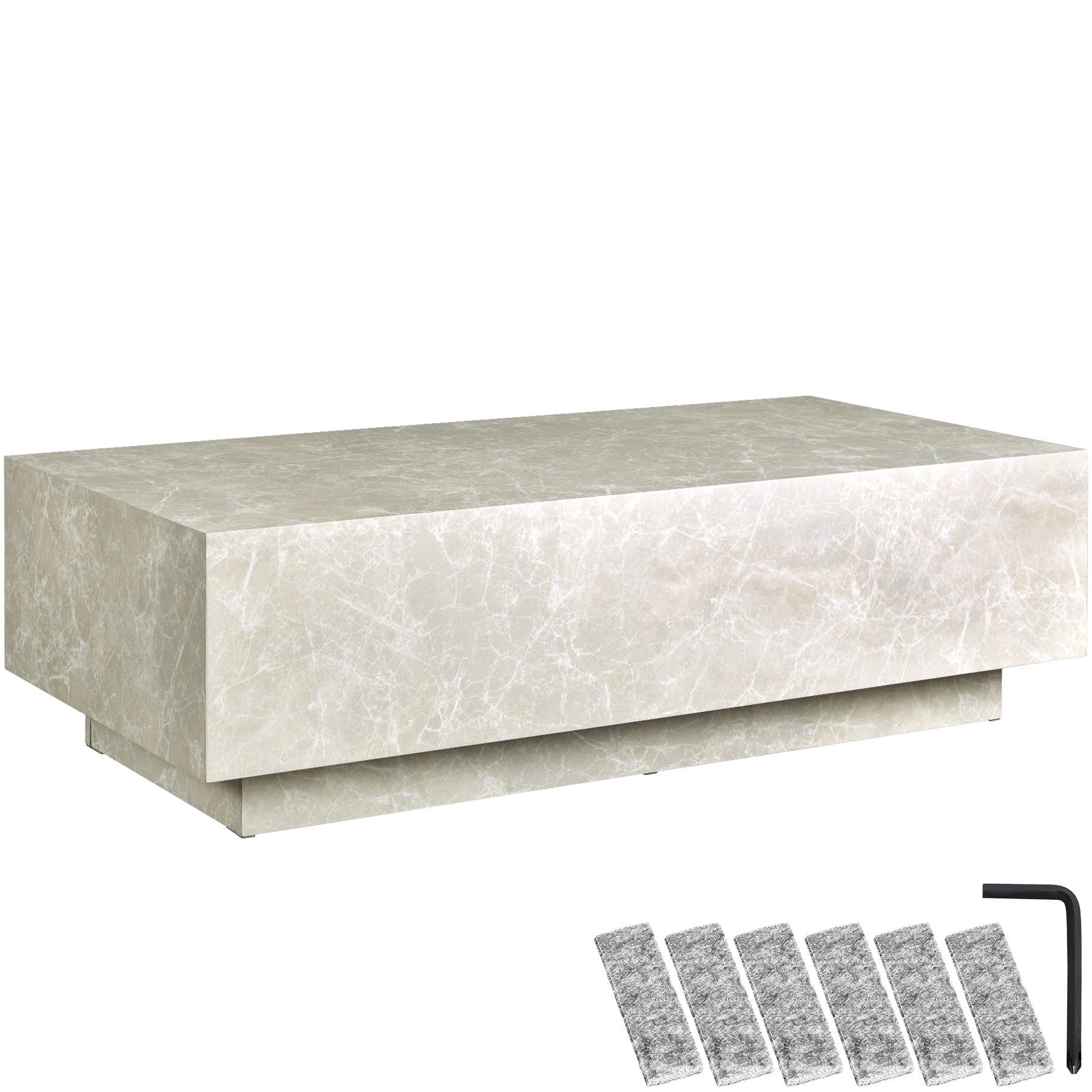 tectake Couchtisch Lasley (1-St., 1 tlg), günstig online kaufen