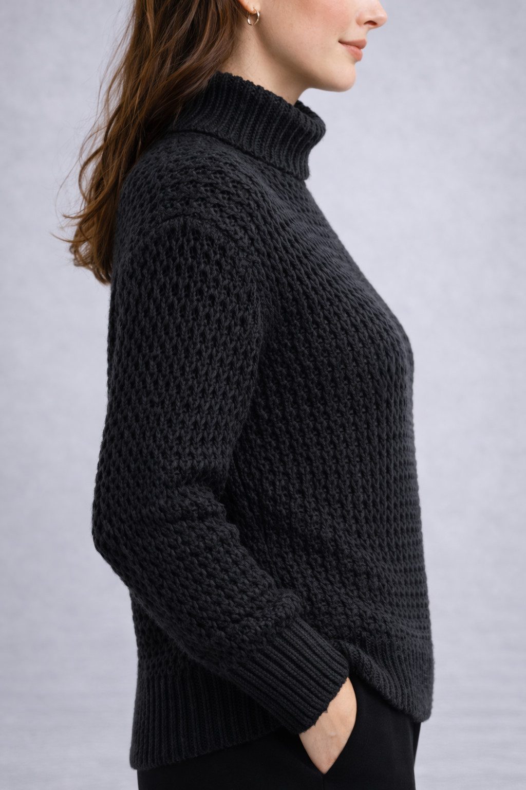 ITALY VIBES Strickpullover - Grobstrickpullover - Pullover Damen - Wollstrickpullover